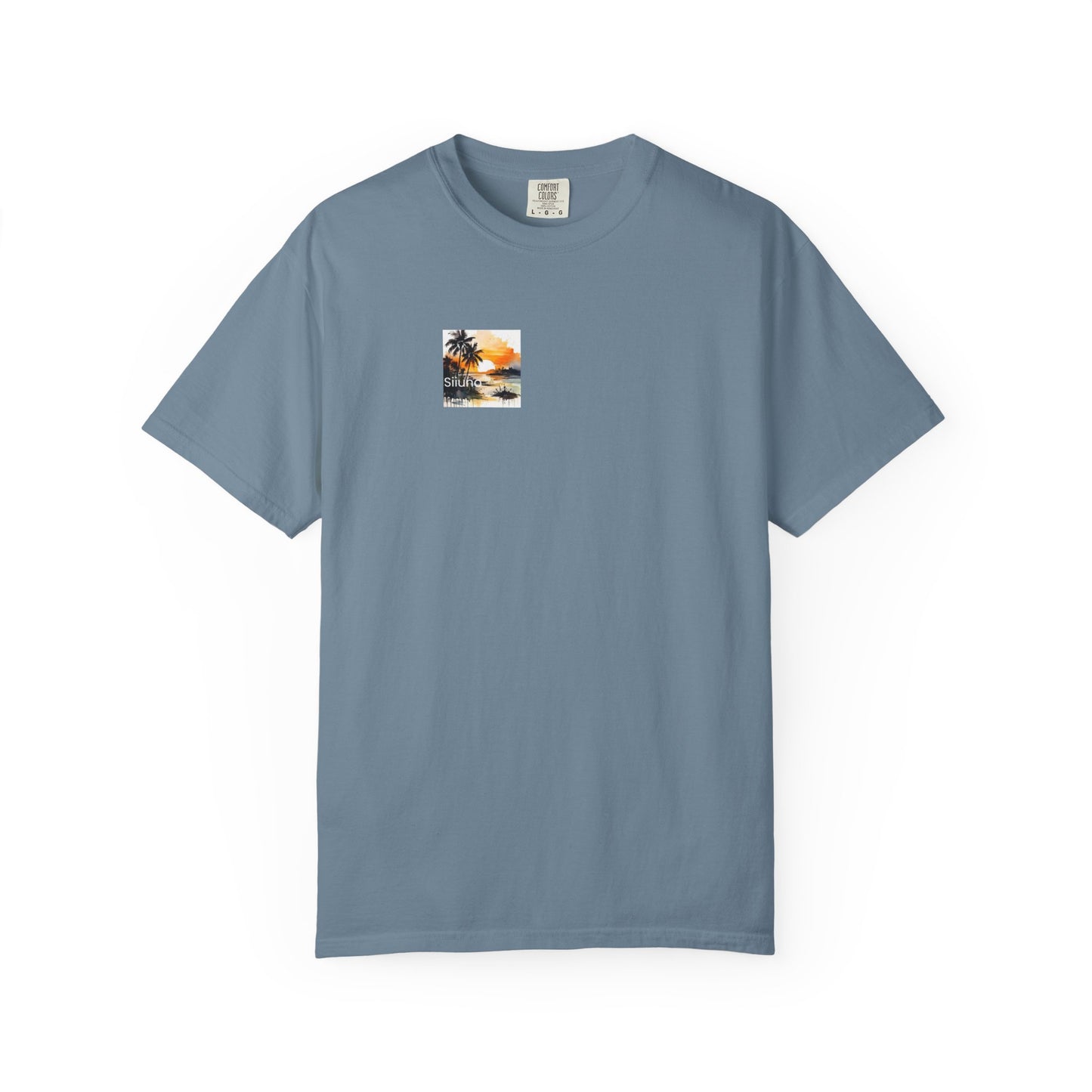 Tropical Sunset T-shirt | Unisex Garment-Dyed Tee | Beach Vibe, Summer Fashion, Vacation Essential, Gift Idea, Relaxed Style