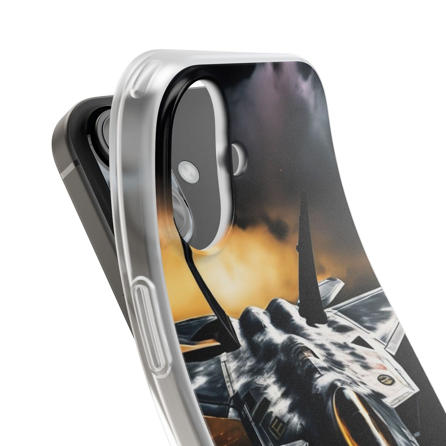 Flexi Clear TPU Case for iPhone 16 & Samsung Galaxy S25 – Slim, Lightweight, Wireless Charging Compatible