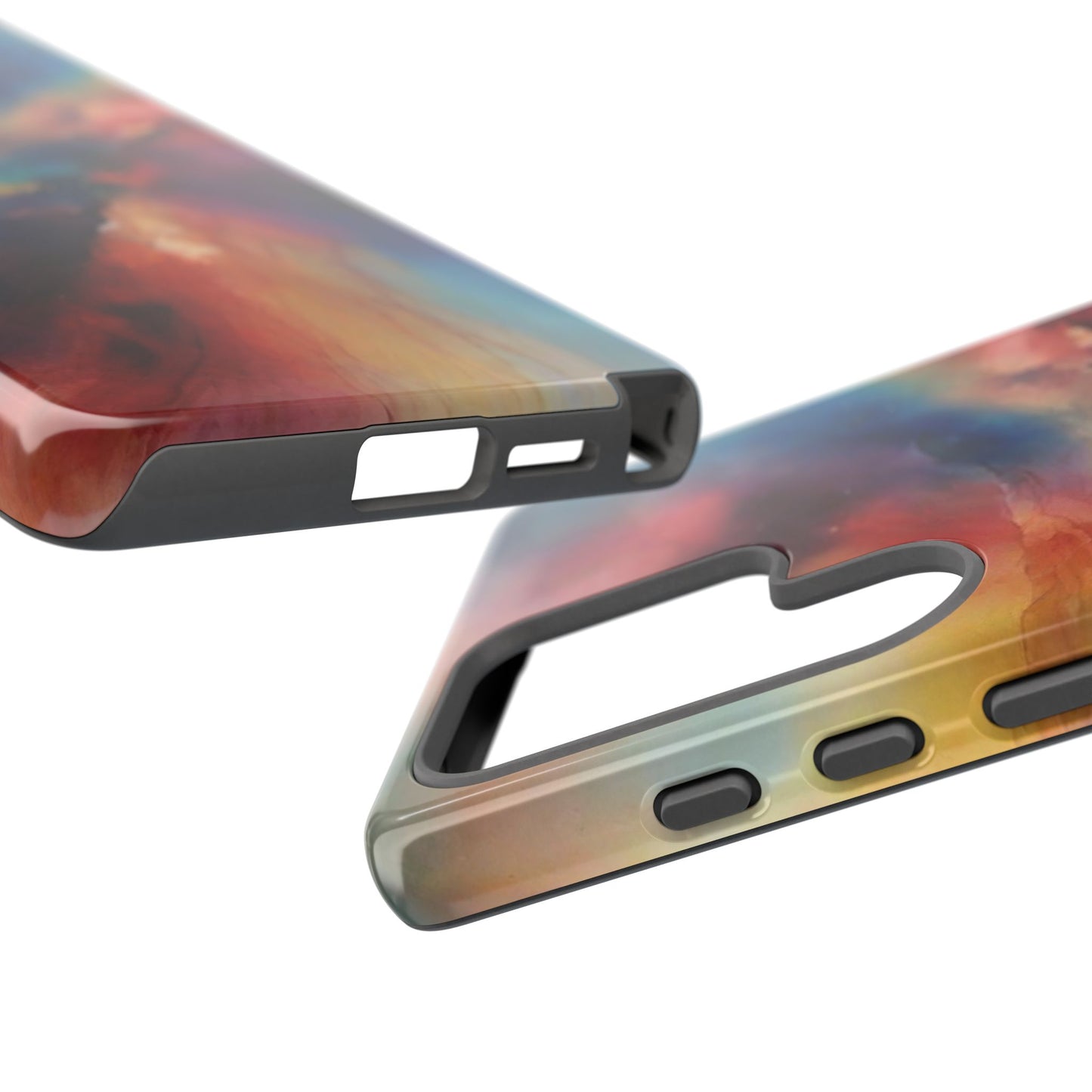 iPhone Tough Cases Phone Cases for iPhone 14\15\16, Samsung Galaxy S25/S24 – Dual Layer, Matte/Glossy Finish, Wireless Charging Compatible