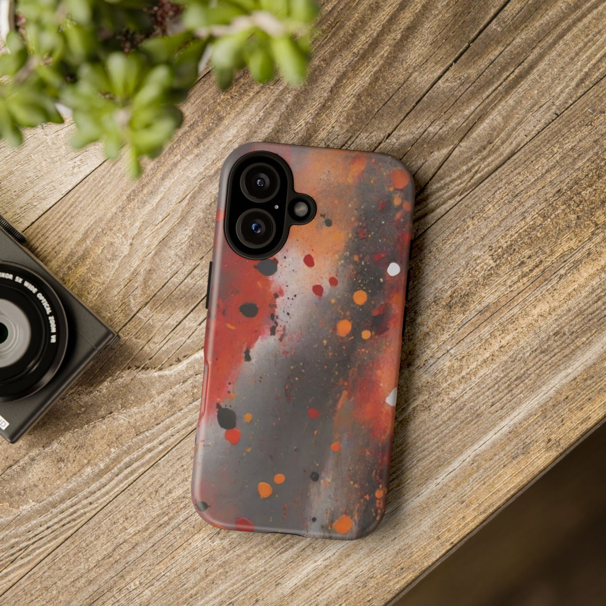 iPhone Tough Case Phone Case for iPhone 14\15\16 – Dual Layer, Matte/Glossy Finish, Wireless Charging Compatible