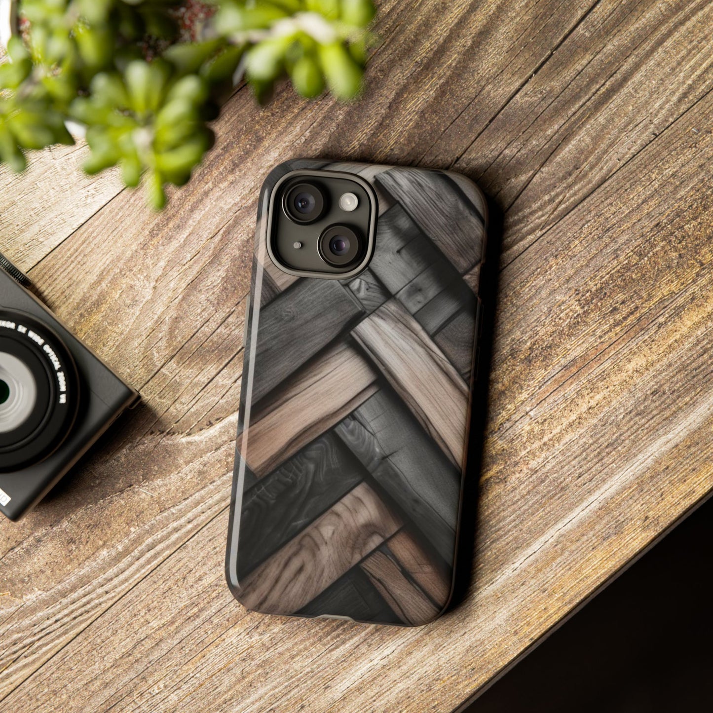 iPhone Tough Case Phone Case for iPhone 14\15\16 – Dual Layer, Matte/Glossy Finish, Wireless Charging Compatible