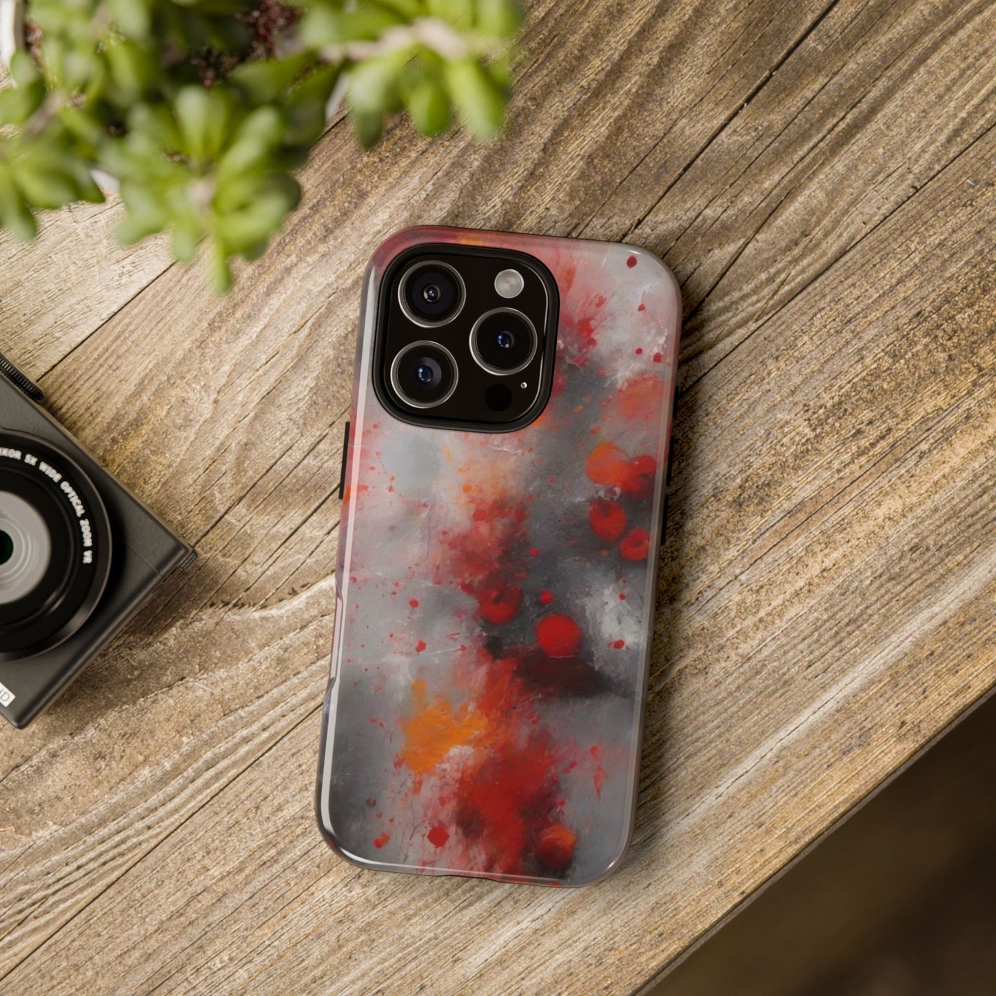 iPhone Tough Case Phone Case for iPhone 14\15\16 – Dual Layer, Matte/Glossy Finish, Wireless Charging Compatible