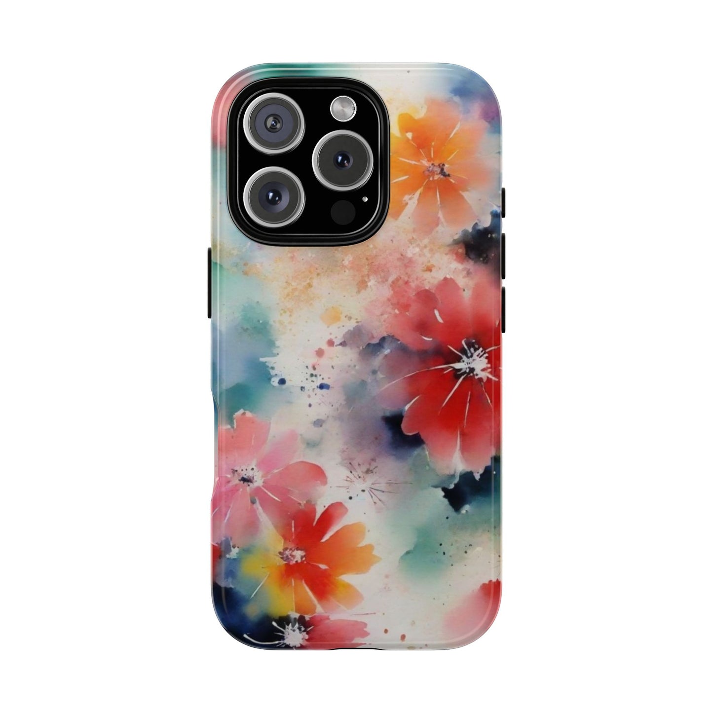 iPhone Tough Case Phone Case for iPhone 16– Dual Layer, Matte/Glossy Finish, Wireless Charging Compatible