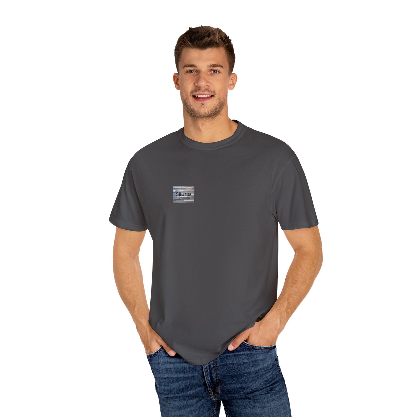 Garment-Dyed T-Shirt with Unique Design, Casual Tee, Vintage-Inspired Shirt, Everyday Wear, Stylish Summer Top