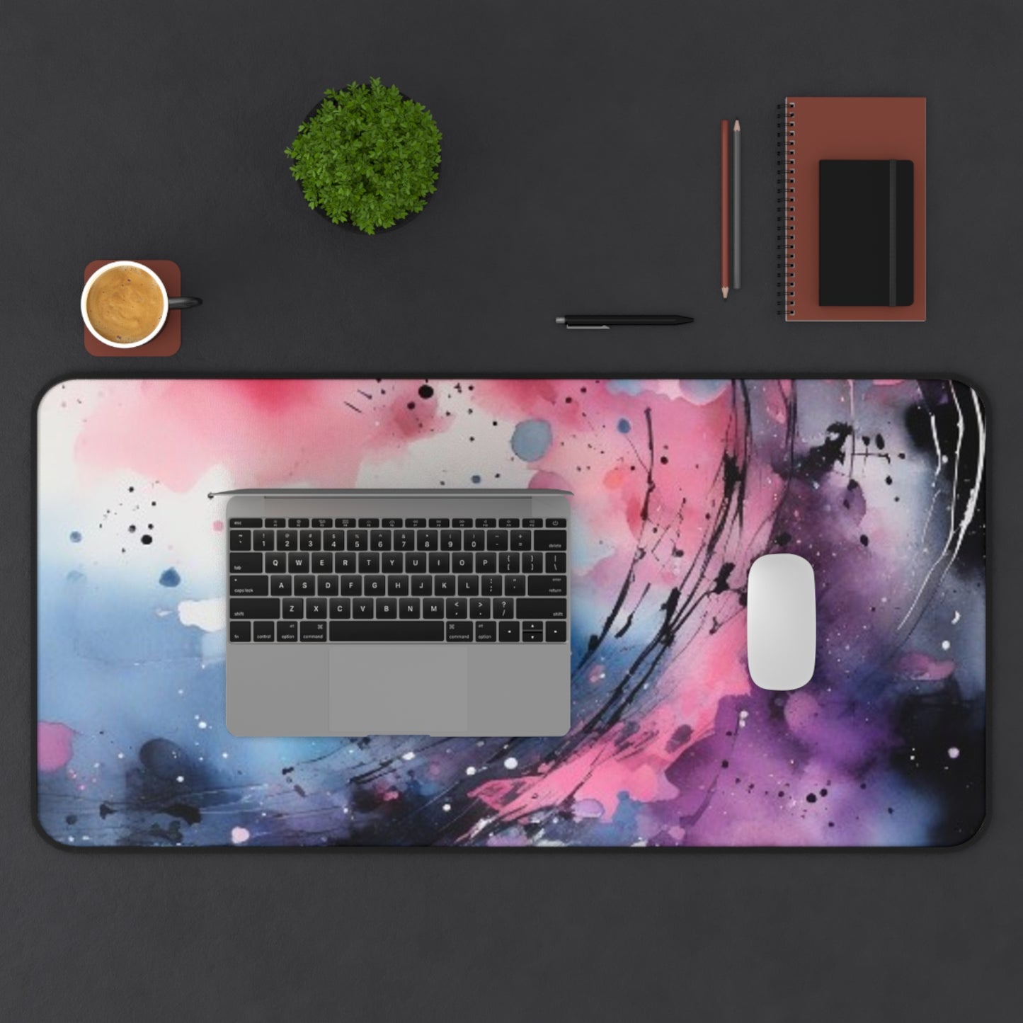 Large Gaming Mouse Pad – Premium Mouse Pad & Tech Accessory for Home & Office, Premium Desk Mat, Gaming Mouse Pad, Non-slip, Artistic Desk Mat - Colorful Abstract Design for Home Office & Study