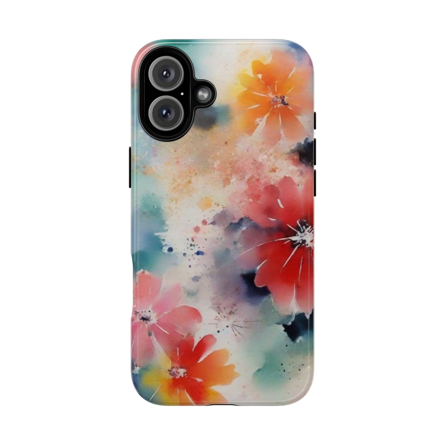 iPhone Tough Case Phone Case for iPhone 16– Dual Layer, Matte/Glossy Finish, Wireless Charging Compatible