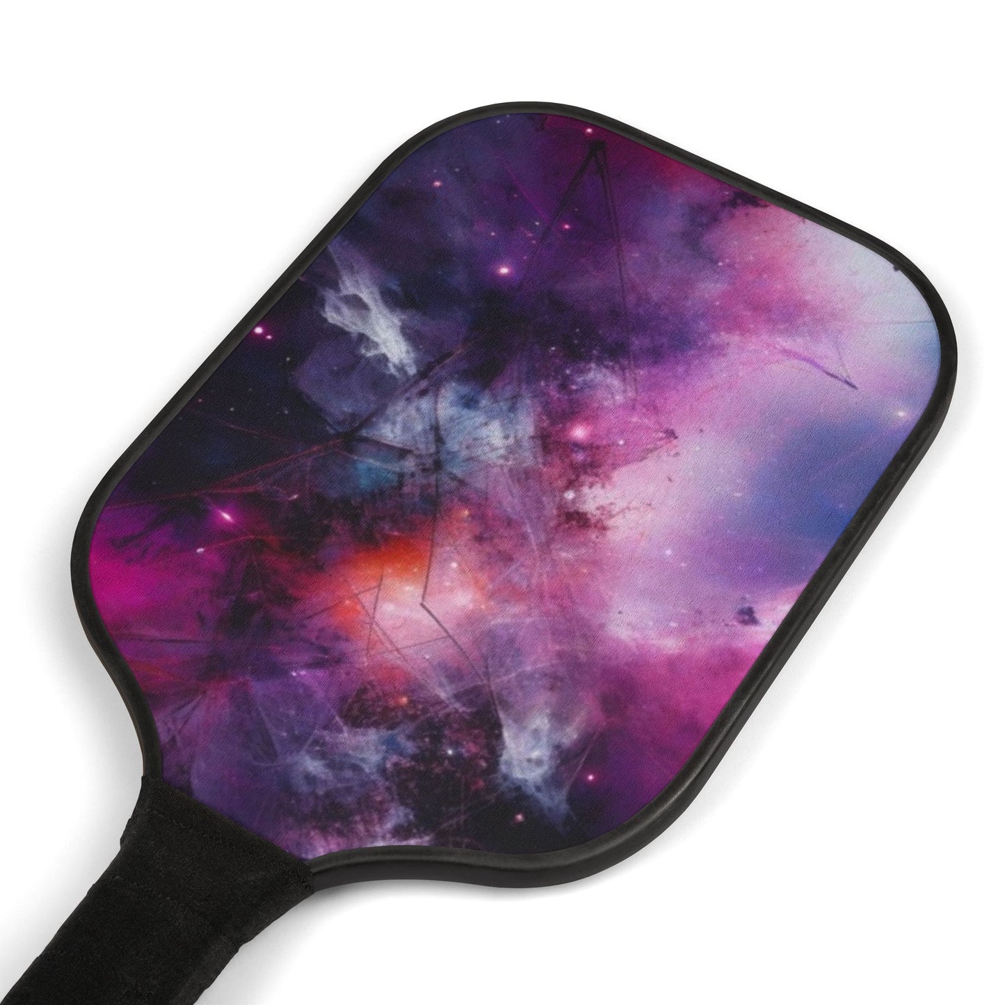 Pickleball Kit – Durable Wooden Paddles, Portable Set with Balls & Carry Bag for All Skill Levels - Perfect for Outdoor Fun! Cosmic Pickleball Paddle Set | Vibrant Galaxy Art | Perfect for Sports Enthusiasts & Gifts