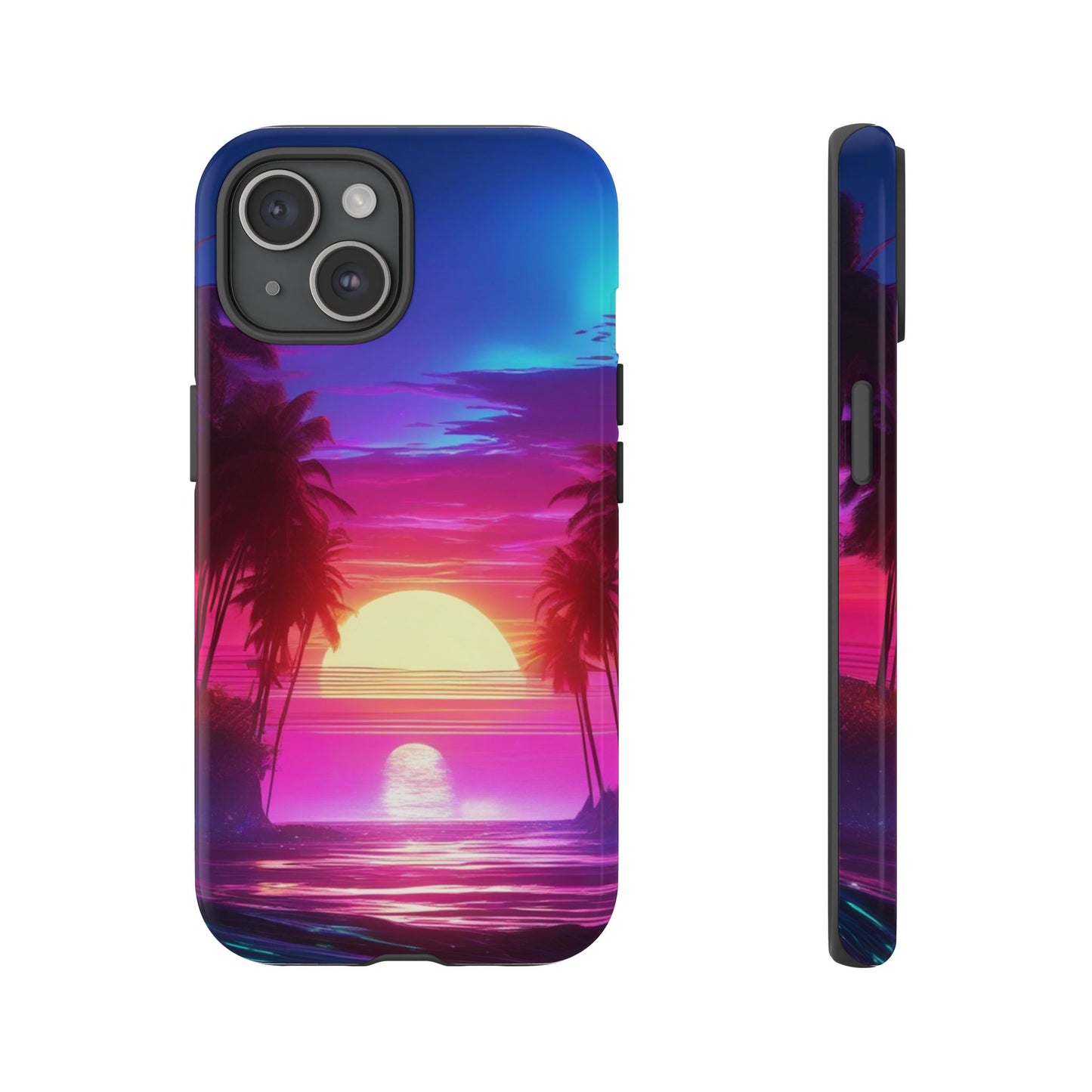 iPhone Tough Case Phone Case for iPhone 14\15\16 – Dual Layer, Matte/Glossy Finish, Wireless Charging Compatible