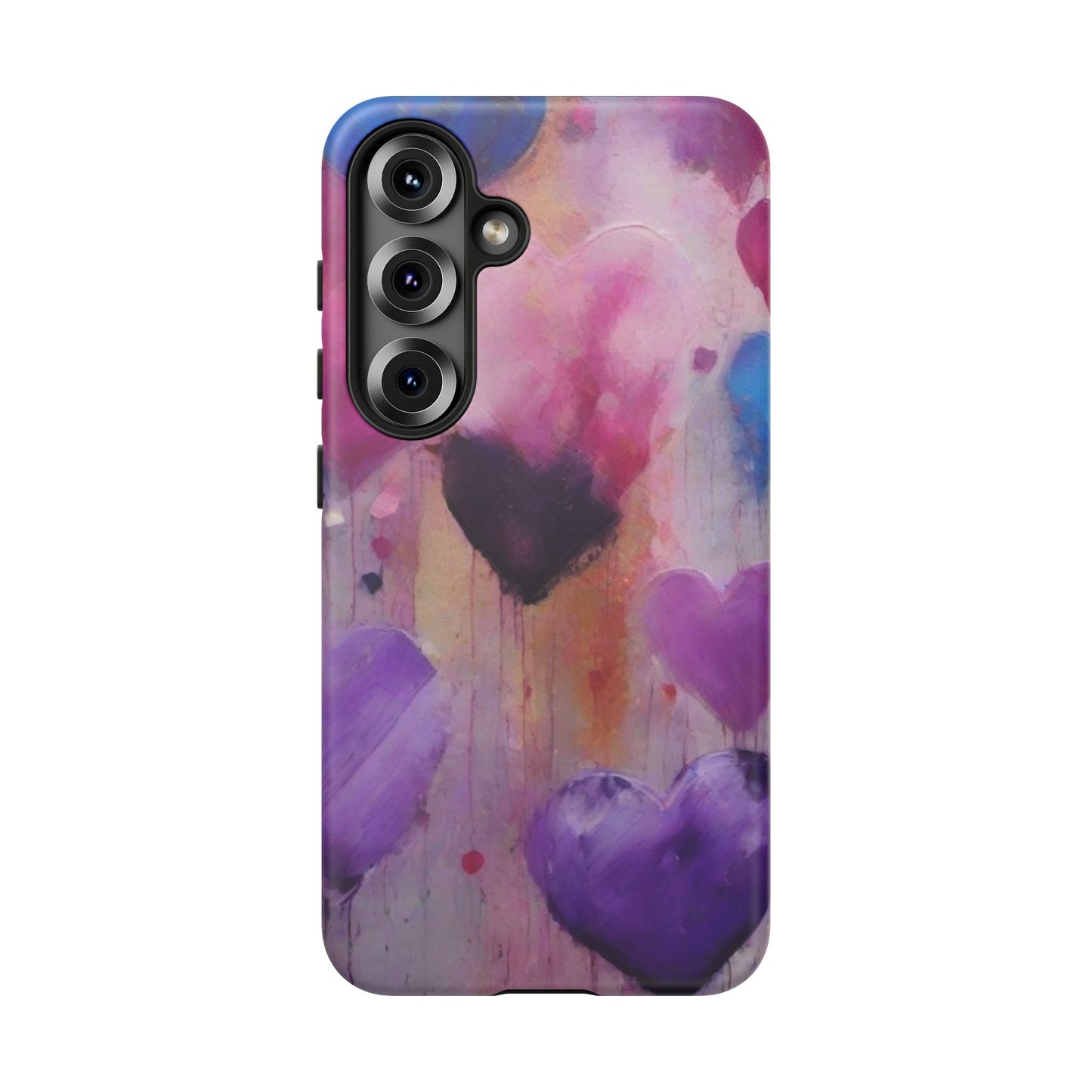 iPhone Tough Case Phone Case for iPhone 16, Samsung Galaxy S25 – Dual Layer, Matte/Glossy Finish, Wireless Charging Compatible