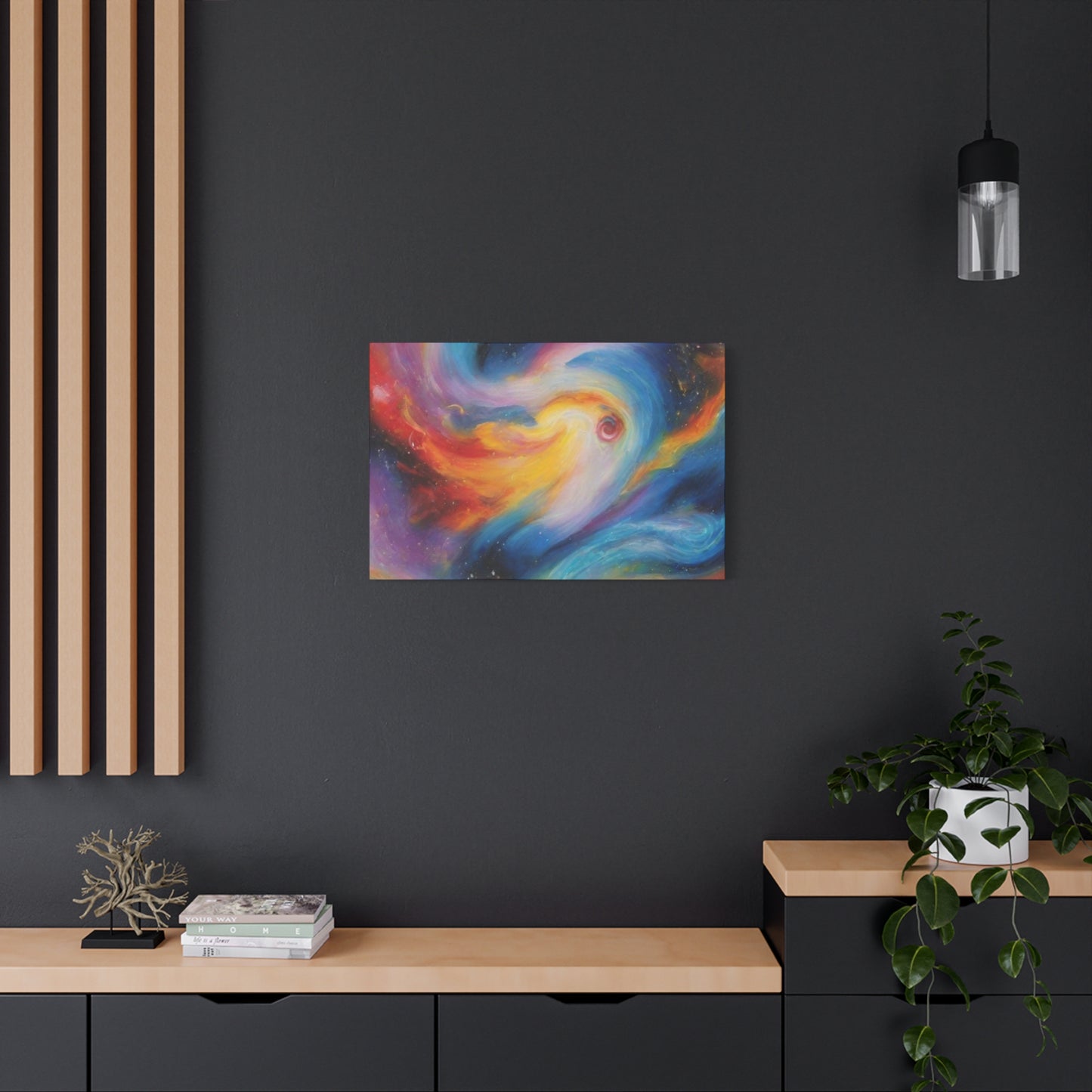 Abstract Art Canvas Print – Modern Wall Art, Digital Artwork, Matte Canvas, Ready to Hang, Home & Office Décor, Modern Wall Décor - Vibrant Stretched 1.25" Print
