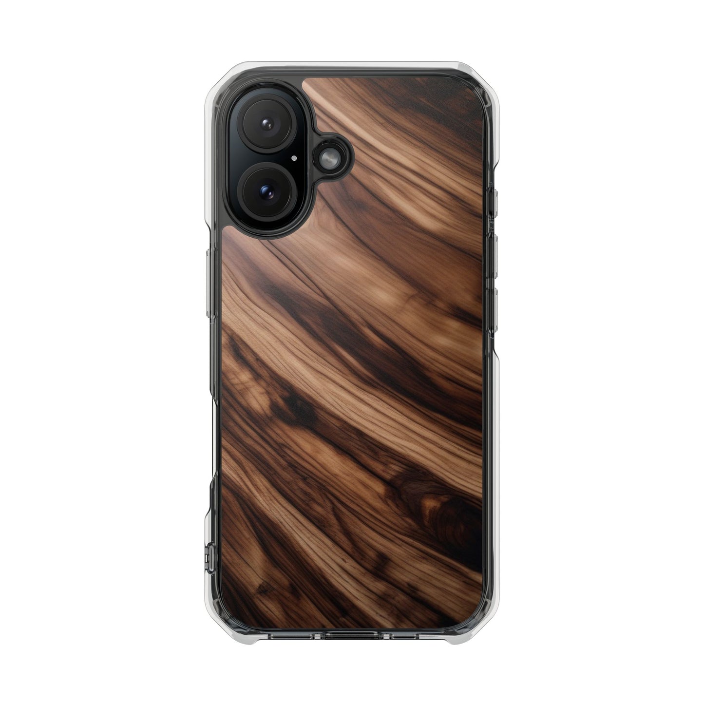 Magnetic Phone Case for iPhone 16/15/14 - Stylish Wood Texture, Durable Protection, Perfect Gift for Him/Her, Ideal for Any Occasion