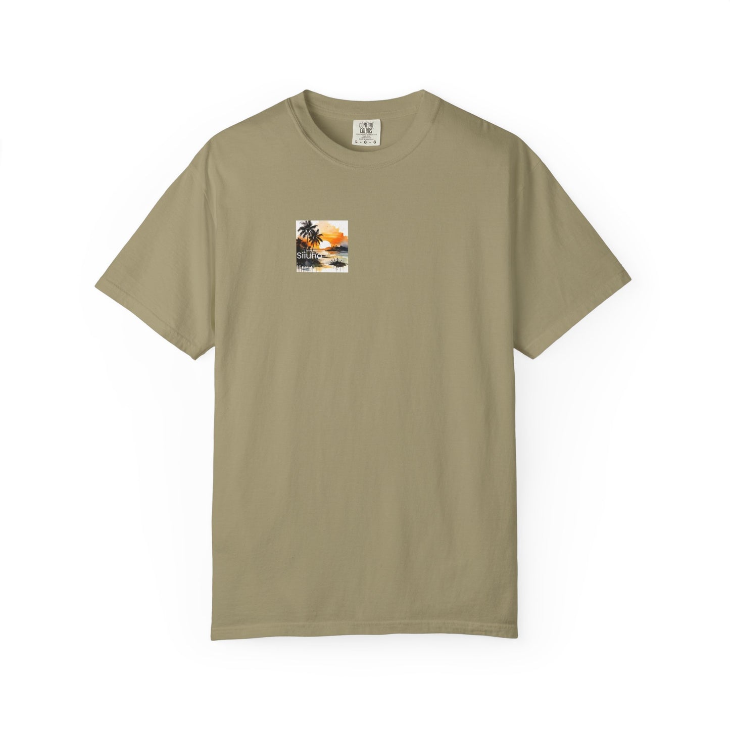 Tropical Sunset T-shirt | Unisex Garment-Dyed Tee | Beach Vibe, Summer Fashion, Vacation Essential, Gift Idea, Relaxed Style