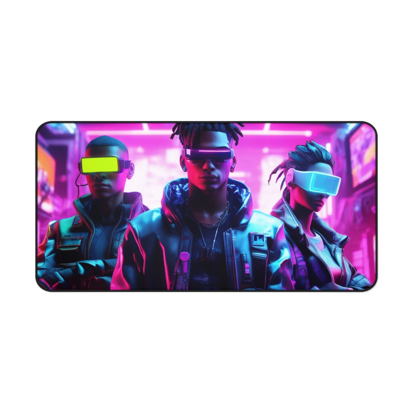 Large Gaming Mouse Pad – Premium Mouse Pad & Tech Accessory for Home & Office, Premium Desk Mat, Gaming Mouse Pad, Non-slip, Futuristic Gaming Desk Mat - Perfect for Gamers & Tech Enthusiasts