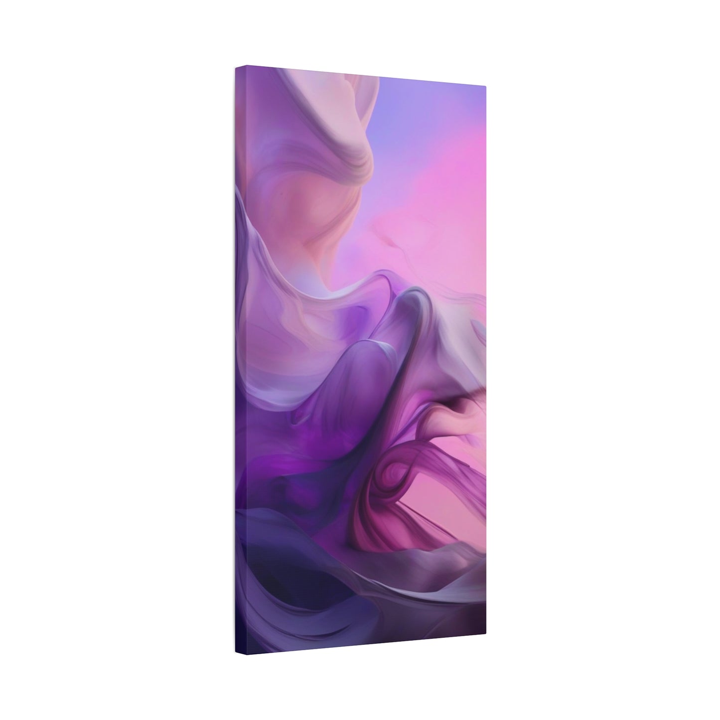 Abstract Art Canvas Print – Modern Wall Art, Digital Artwork, Matte Canvas, Ready to Hang, Home & Office Décor, Modern Wall Décor, Abstract Purple Gradient Canvas Art - 1.25" Stretched Wall Decor