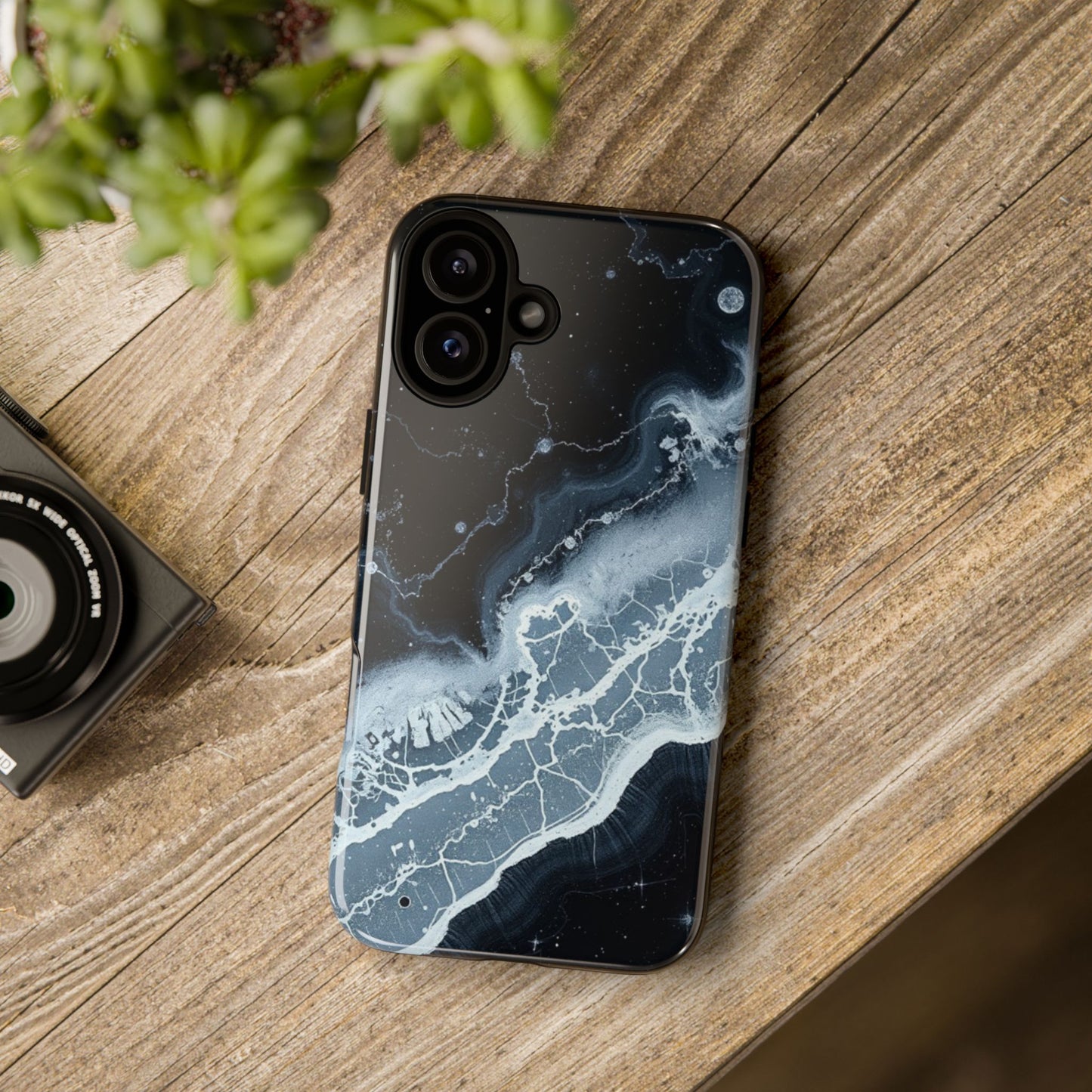 Tough Case Phone Case for iPhone 16, Samsung Galaxy S25– Dual Layer, Matte/Glossy Finish, Wireless Charging Compatible