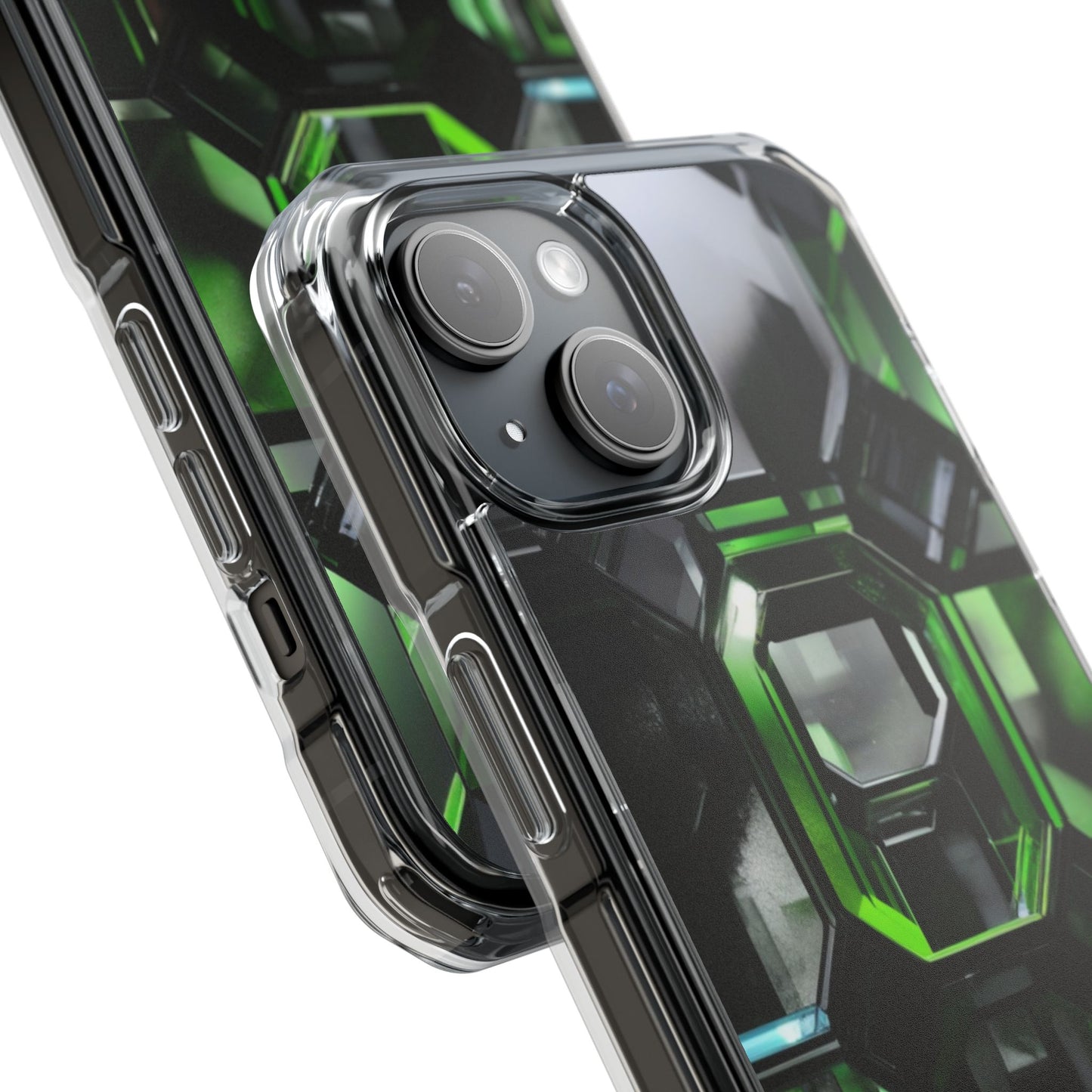 Magnetic Phone Case for iPhone 16/15/14 | Stylish Clear Impact Case, Trendy Protection for iPhone, Unique Gifts for Tech Lovers, Modern Aesthetic