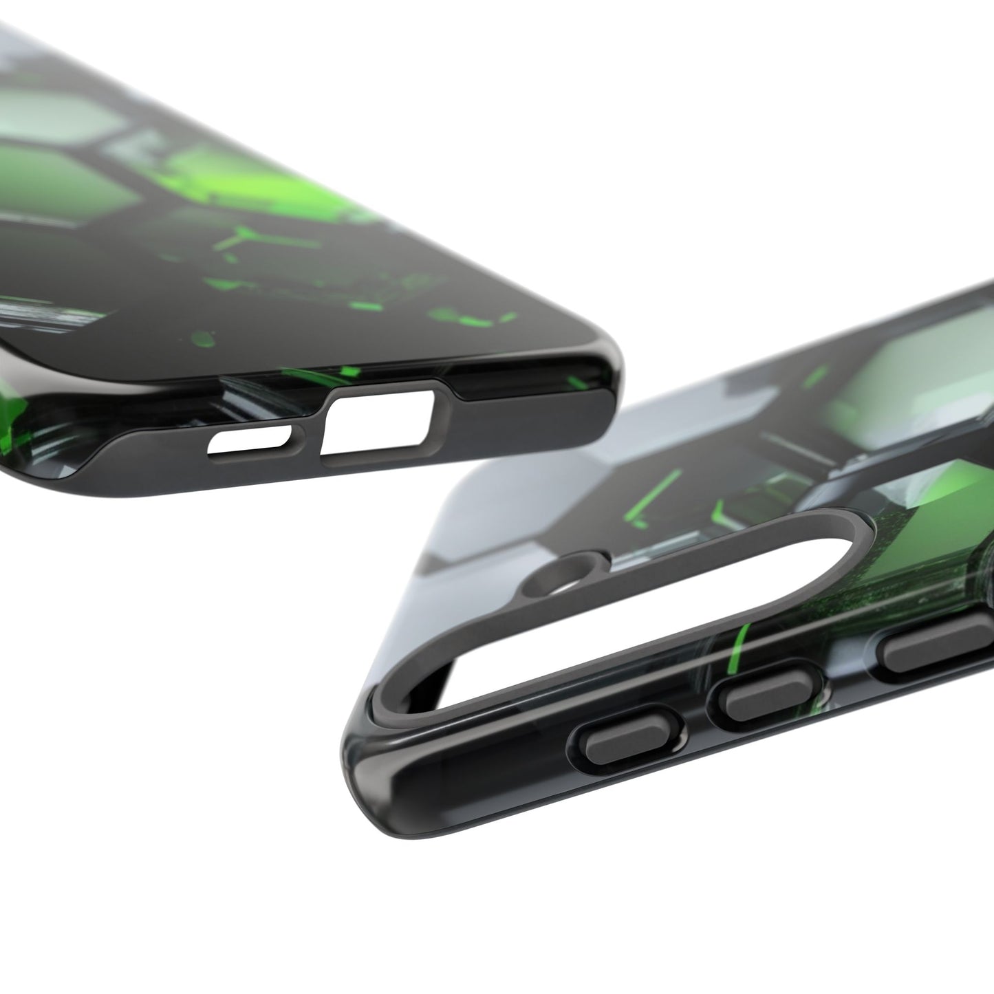 Tough Case Phone Case for Samsung Galaxy S25/S24– Dual Layer, Matte/Glossy Finish, Wireless Charging Compatible