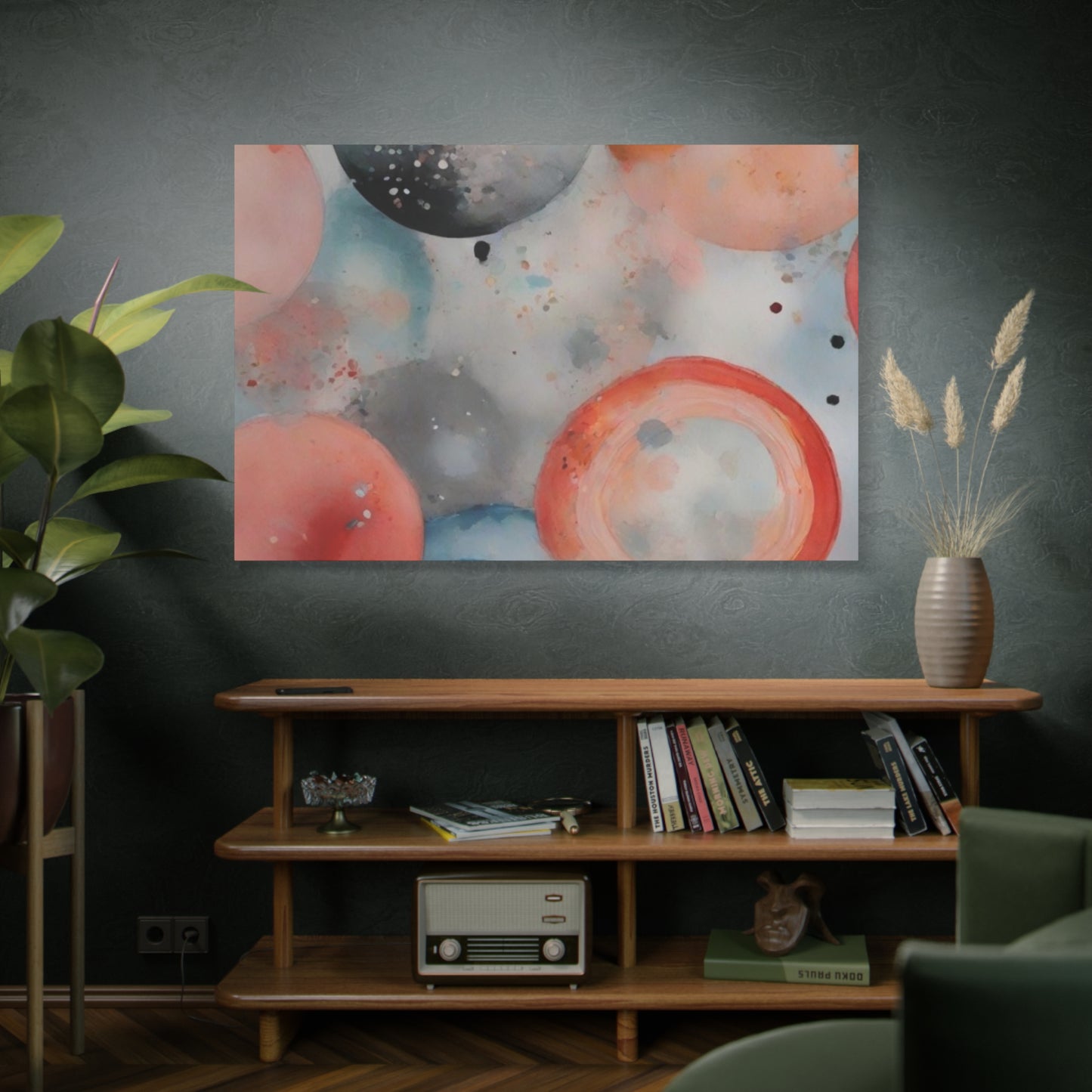 Abstract Art Canvas Print – Modern Wall Art, Digital Artwork, Matte Canvas, Ready to Hang, Home & Office Décor, Modern Wall Décor