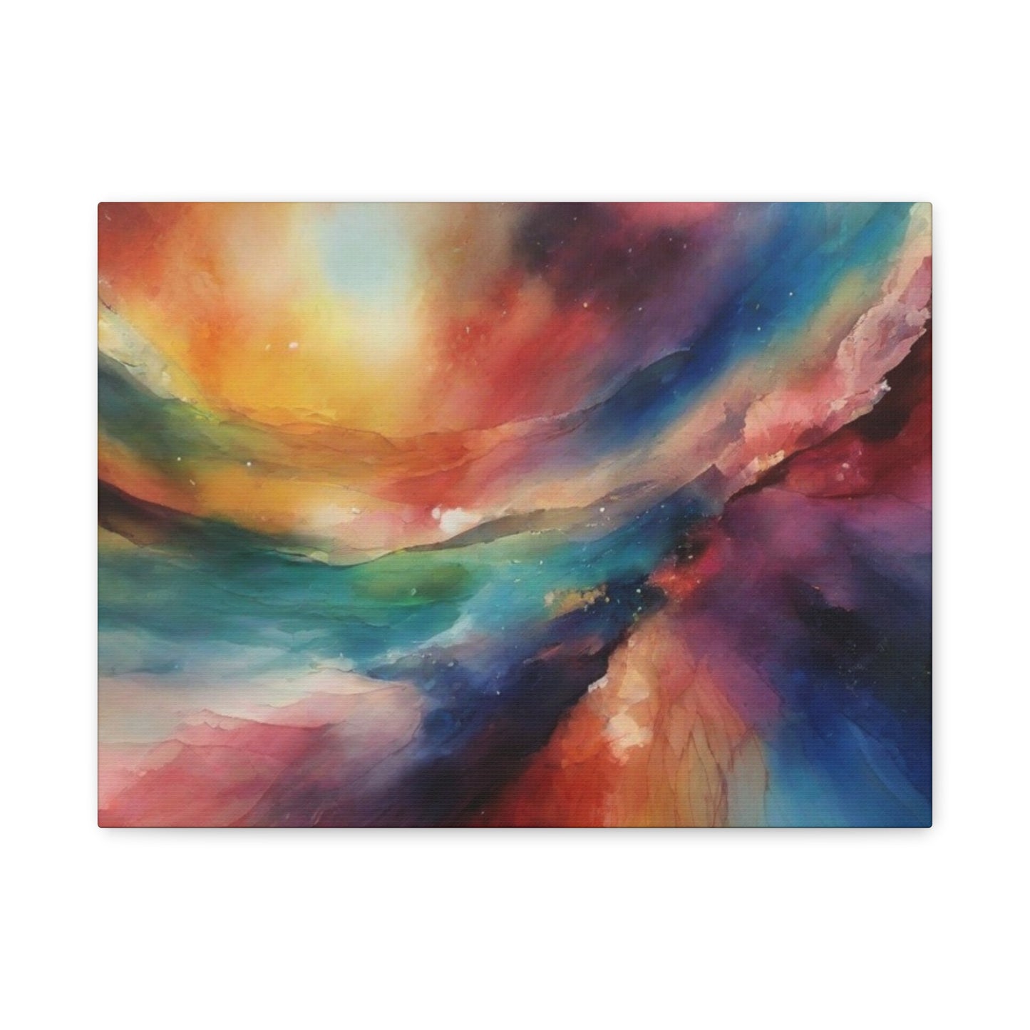 Abstract Art Canvas Print – Modern Wall Art, Digital Artwork, Space, Galaxy, Matte Canvas, Ready to Hang, Home & Office Décor, Modern Wall Décor