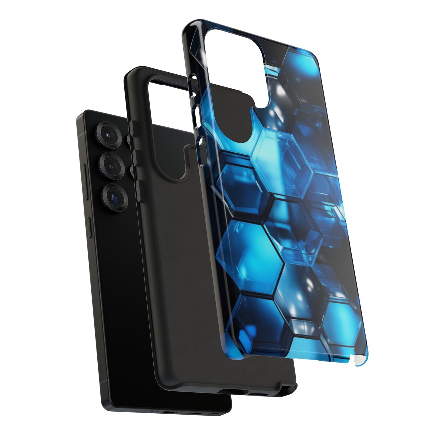 Tough Case Phone Case for Samsung Galaxy S25/S24– Dual Layer, Matte/Glossy Finish, Wireless Charging Compatible