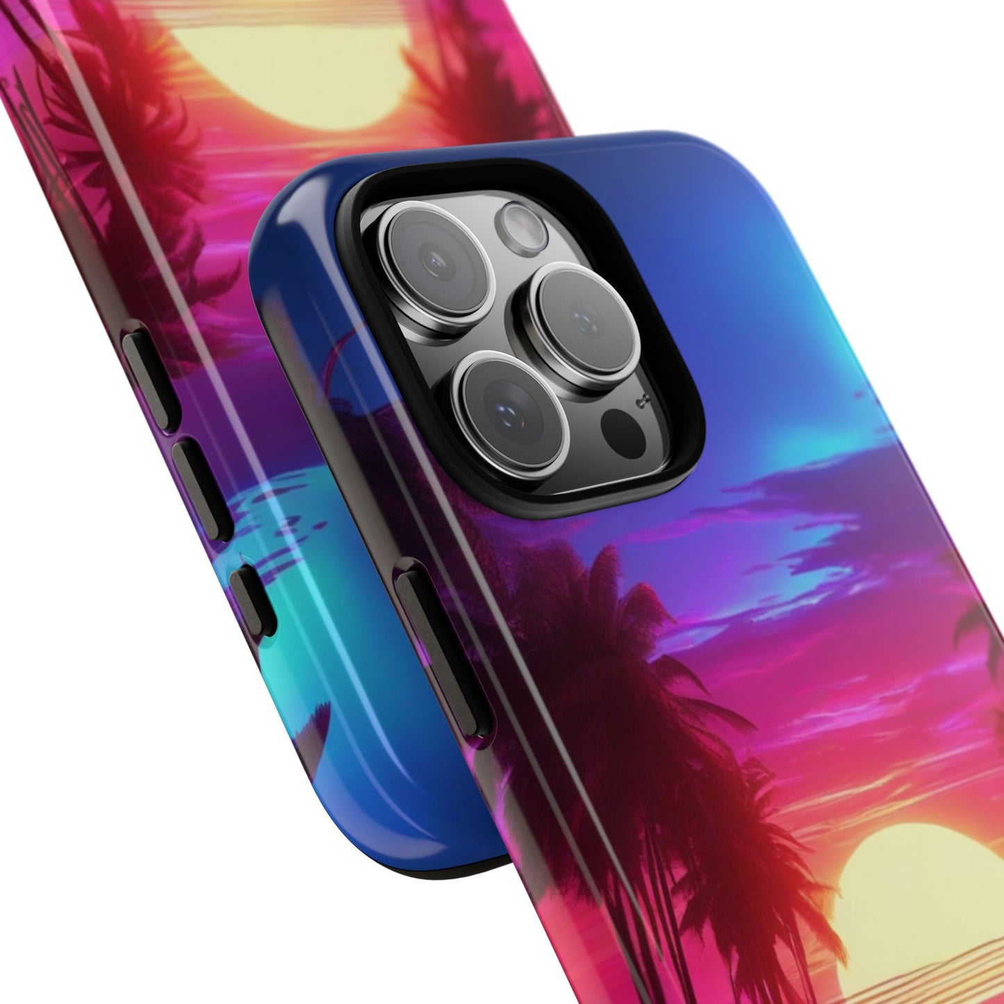 iPhone Tough Case Phone Case for iPhone 14\15\16 – Dual Layer, Matte/Glossy Finish, Wireless Charging Compatible