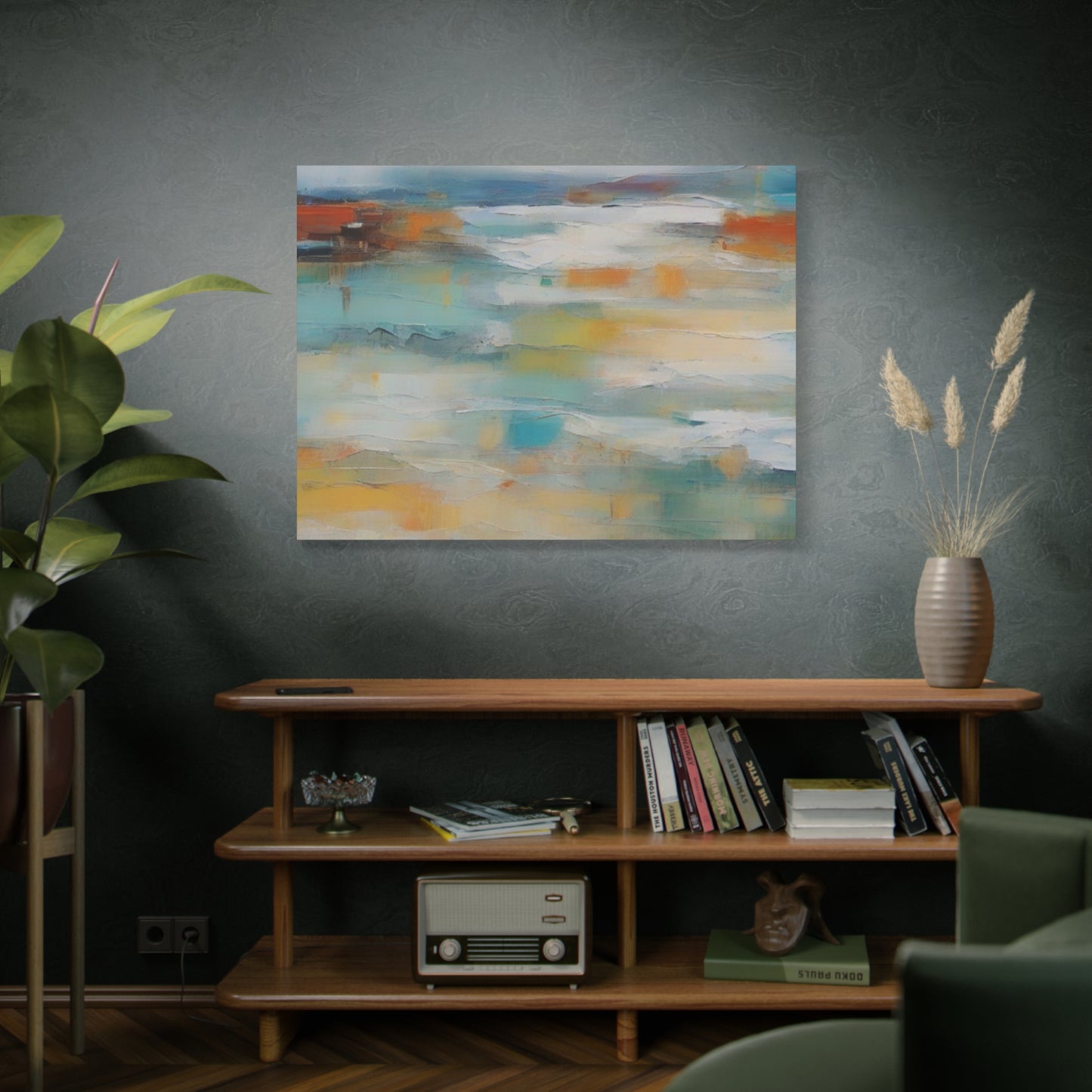 Abstract Art Canvas Print – Modern Wall Art, Digital Artwork, Matte Canvas, Ready to Hang, Home & Office Décor, Modern Wall Décor