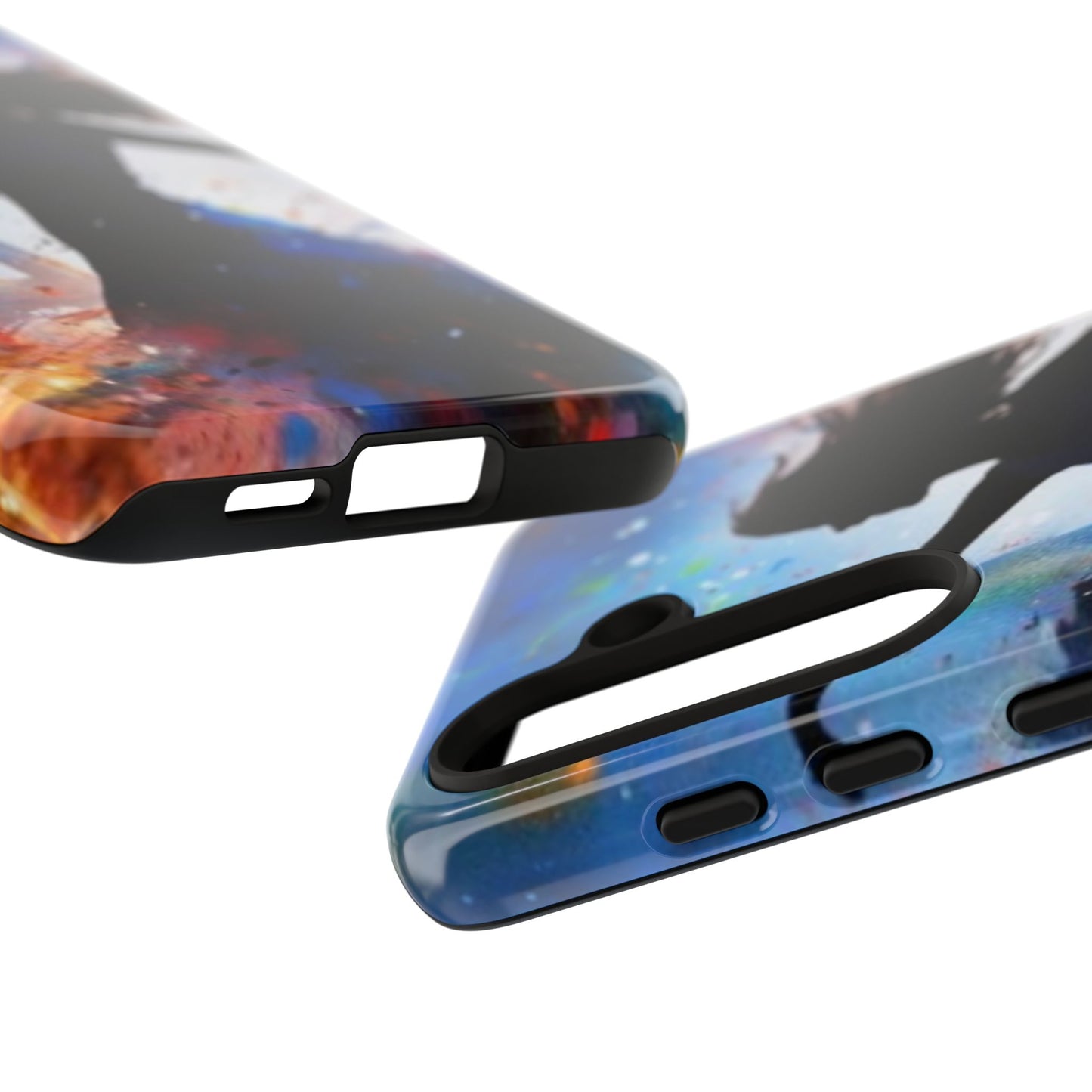 Tough Case Phone Case for Samsung Galaxy S 24/S25 – Dual Layer, Matte/Glossy Finish, Wireless Charging Compatible