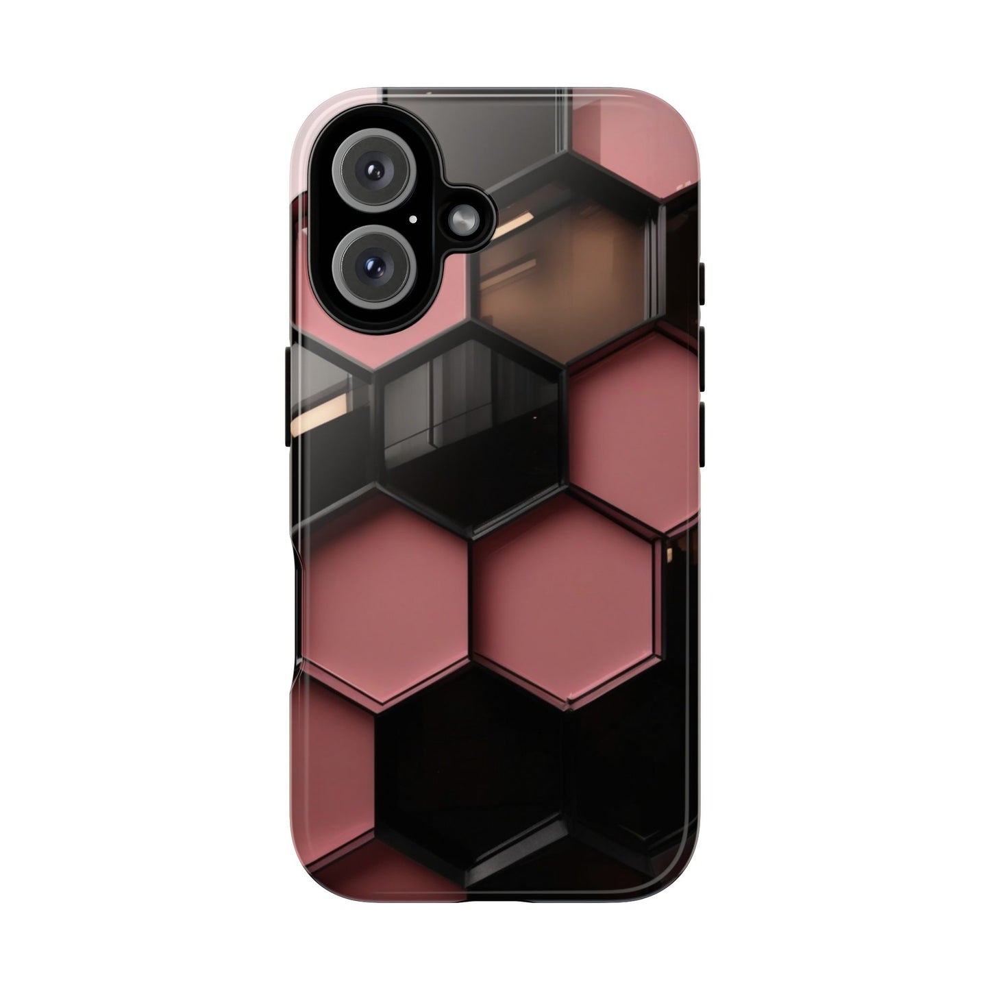 iPhone Tough Case Phone Case for iPhone 14\15\16 – Dual Layer, Matte/Glossy Finish, Wireless Charging Compatible
