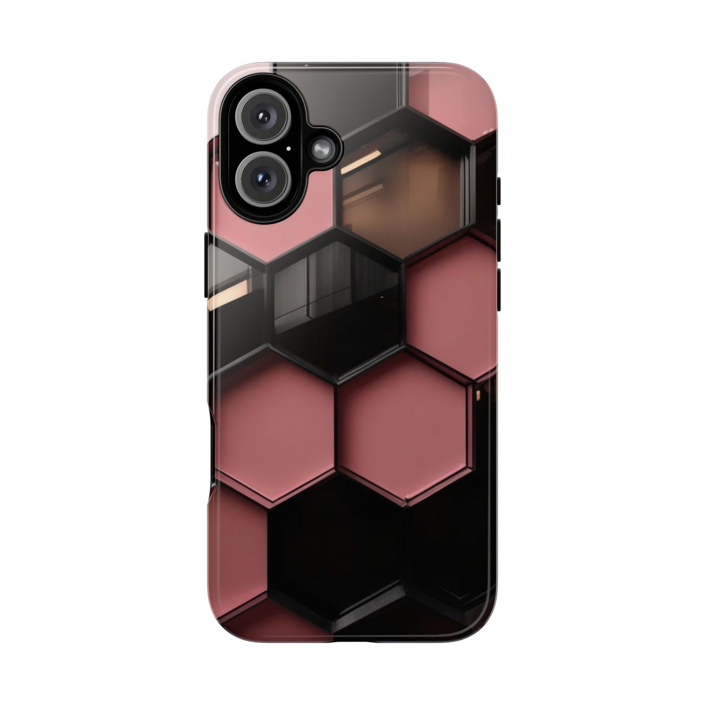 iPhone Tough Case Phone Case for iPhone 14\15\16 – Dual Layer, Matte/Glossy Finish, Wireless Charging Compatible
