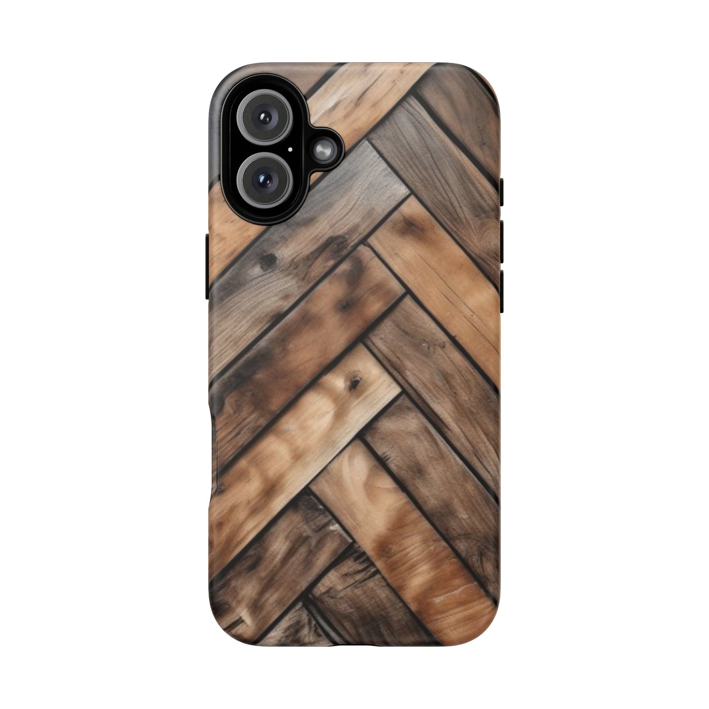 Tough Case Phone Case for iPhone 16/16 Plus/16 Pro/ 16 Pro Max – Dual Layer, Matte/Glossy Finish, Wireless Charging Compatible