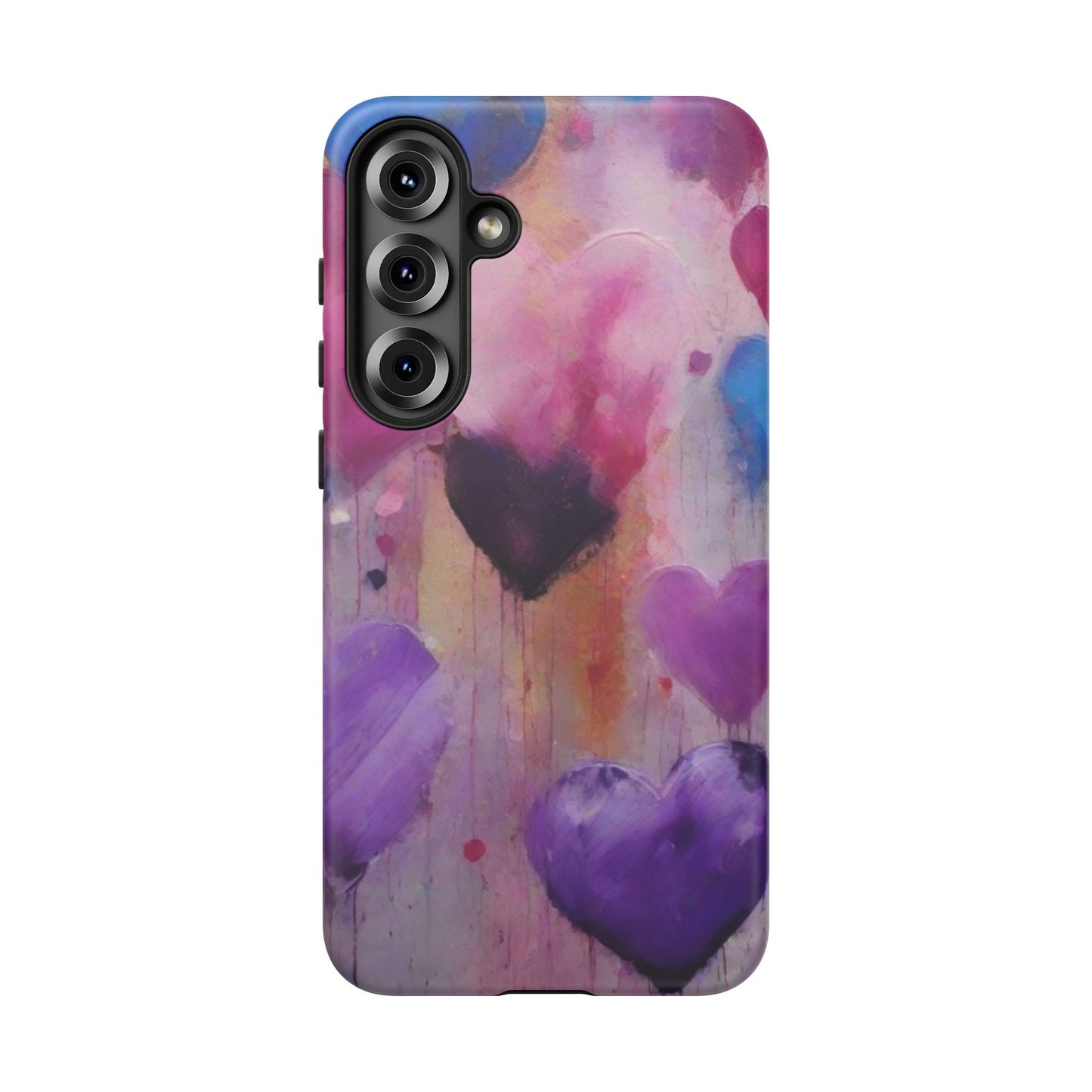 iPhone Tough Case Phone Case for iPhone 16, Samsung Galaxy S25 – Dual Layer, Matte/Glossy Finish, Wireless Charging Compatible