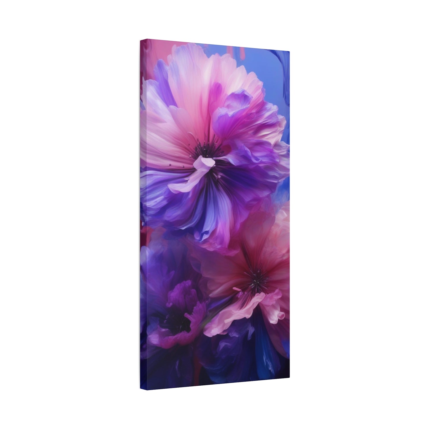 Abstract Art Canvas Print – Modern Wall Art, Digital Artwork, Matte Canvas, Ready to Hang, Home & Office Décor, Modern Wall Décor, Vibrant Floral Canvas Wall Art - Matte Stretched Decor for Home