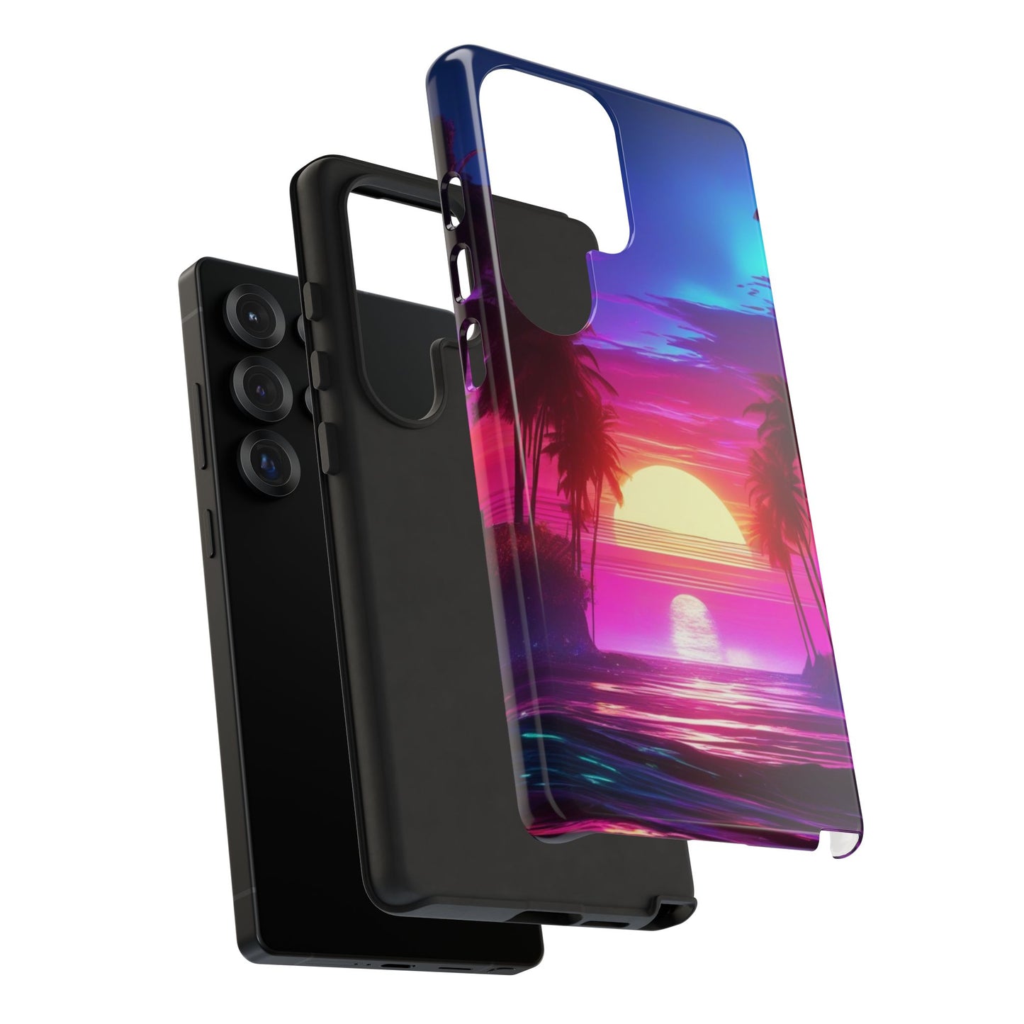 Tough Case Phone Case for Samsung Galaxy S25/S24 – Dual Layer, Matte/Glossy Finish, Wireless Charging Compatible