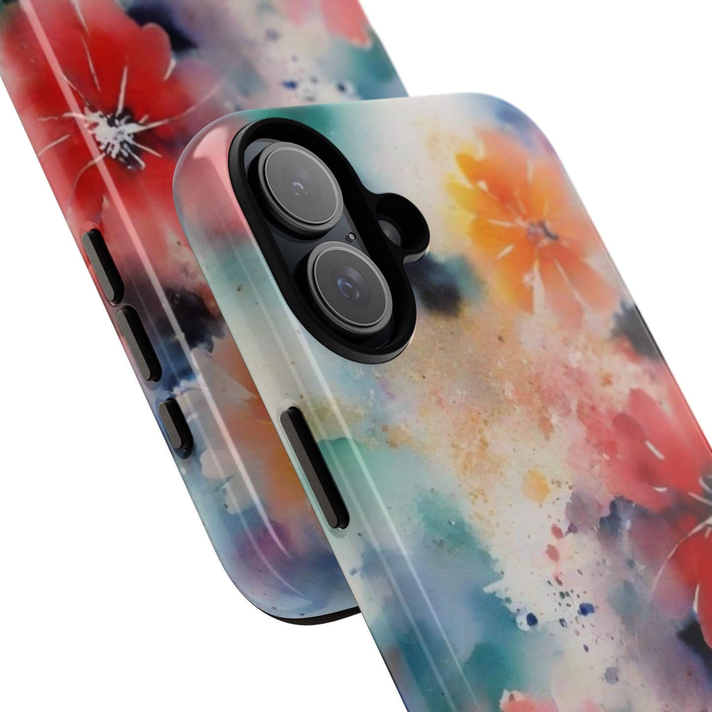iPhone Tough Case Phone Case for iPhone 16– Dual Layer, Matte/Glossy Finish, Wireless Charging Compatible