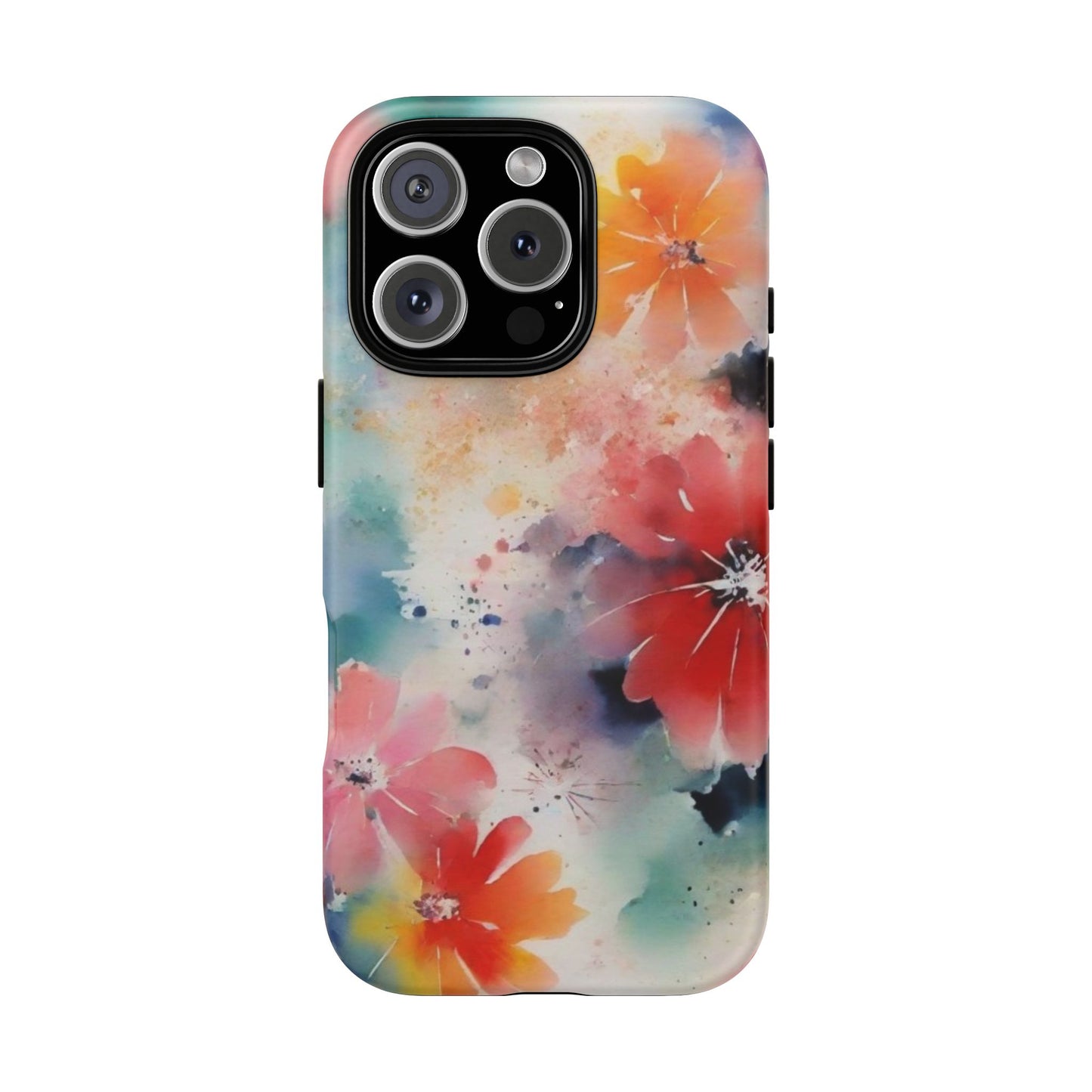 iPhone Tough Case Phone Case for iPhone 16– Dual Layer, Matte/Glossy Finish, Wireless Charging Compatible