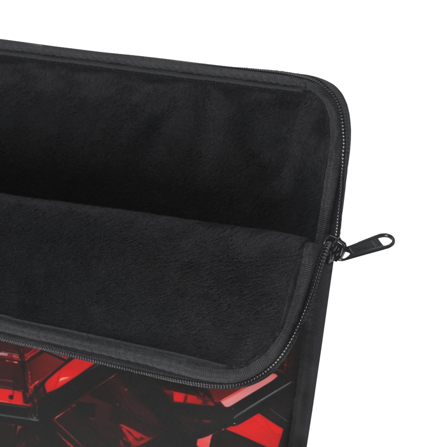 Laptop Sleeve - Modern Tech Accessory, Gift for Students, Stylish Computer Case, Office Essentials | Stylish Tech Accessory, Computer Case, Laptop Bag, Gift for Tech Lovers, Red Geometric Design