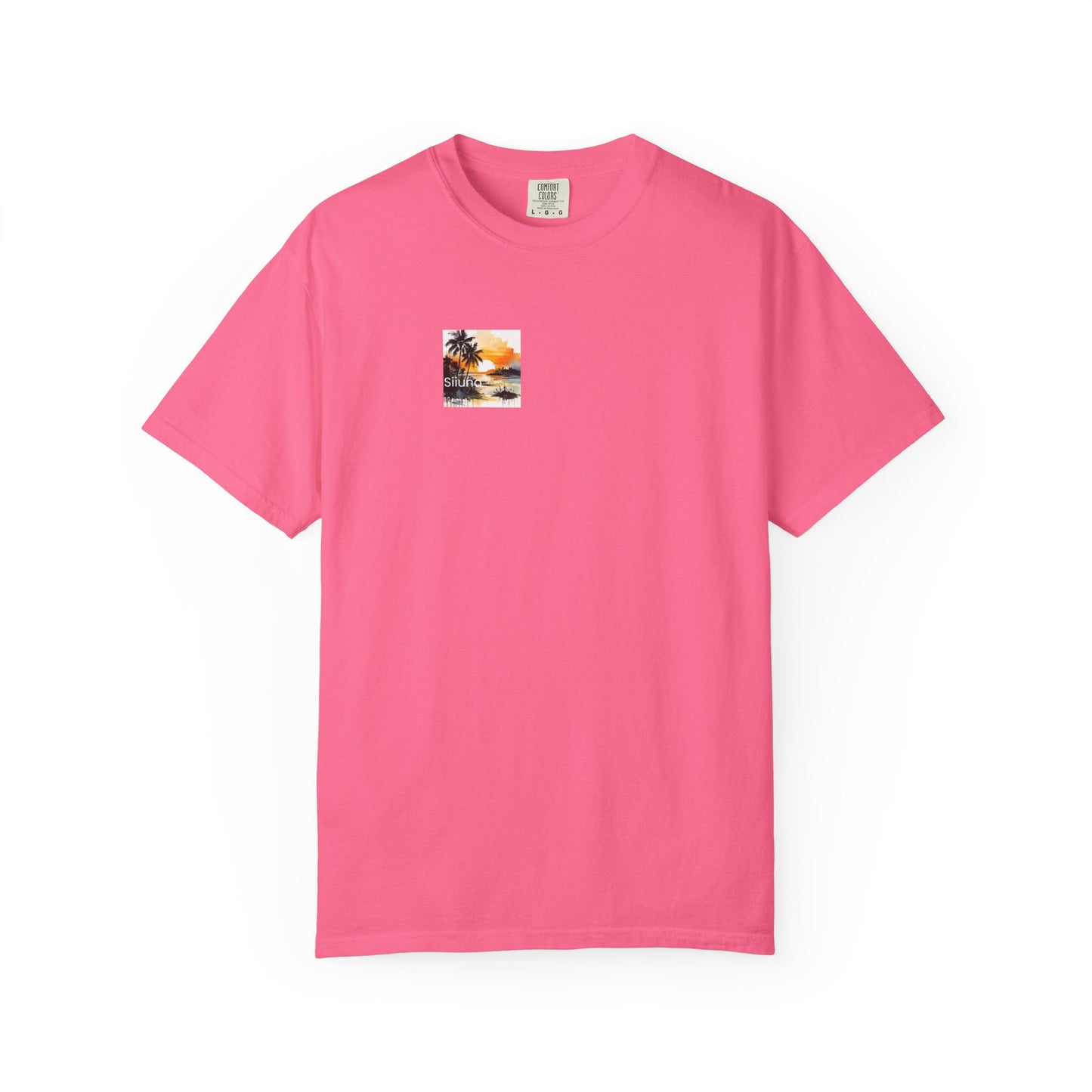 Tropical Sunset T-shirt | Unisex Garment-Dyed Tee | Beach Vibe, Summer Fashion, Vacation Essential, Gift Idea, Relaxed Style