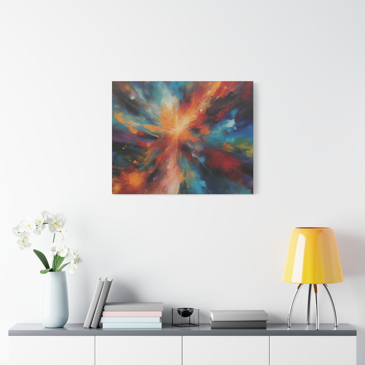 Abstract Art Canvas Print – Modern Wall Art, Digital Artwork, Matte Canvas, Ready to Hang, Home & Office Décor, Modern Wall Décor
