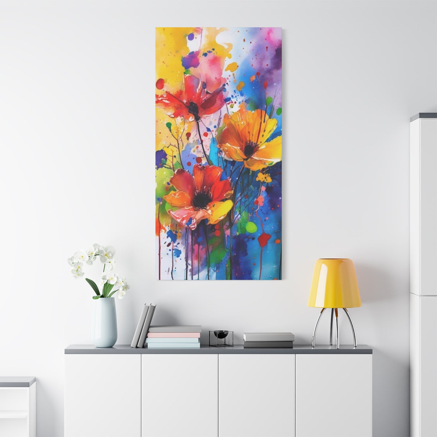 Abstract Art Canvas Print – Modern Wall Art, Digital Artwork, Matte Canvas, Ready to Hang, Home & Office Décor, Modern Wall Décor