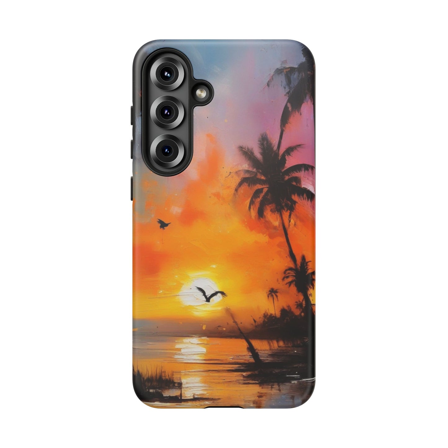 Tough Case Phone Case for Samsung Galaxy S25/S24 – Dual Layer, Matte/Glossy Finish, Wireless Charging Compatible