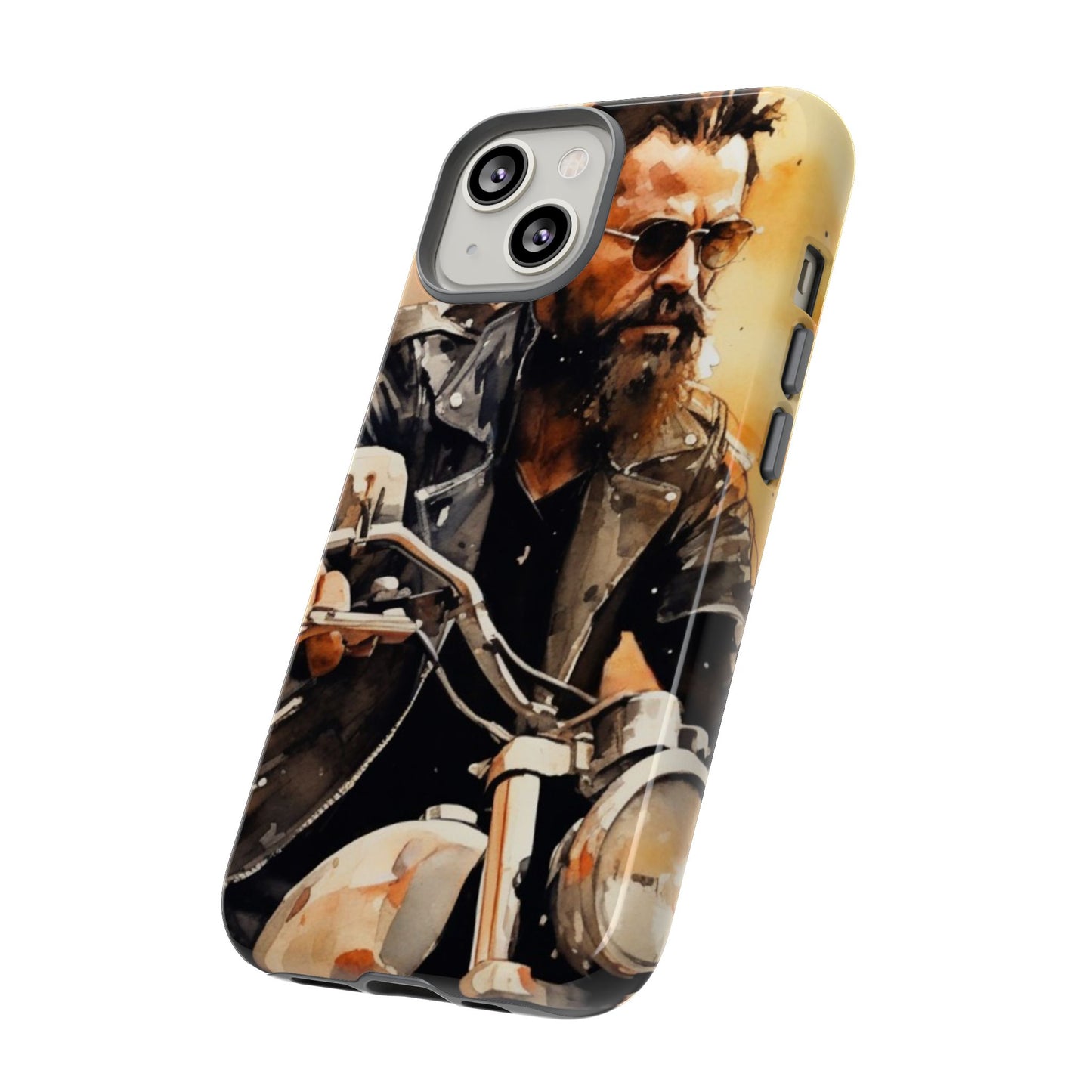 iPhone Tough Case Phone Case for iPhone 14\15\16 – Dual Layer, Matte/Glossy Finish, Wireless Charging Compatible