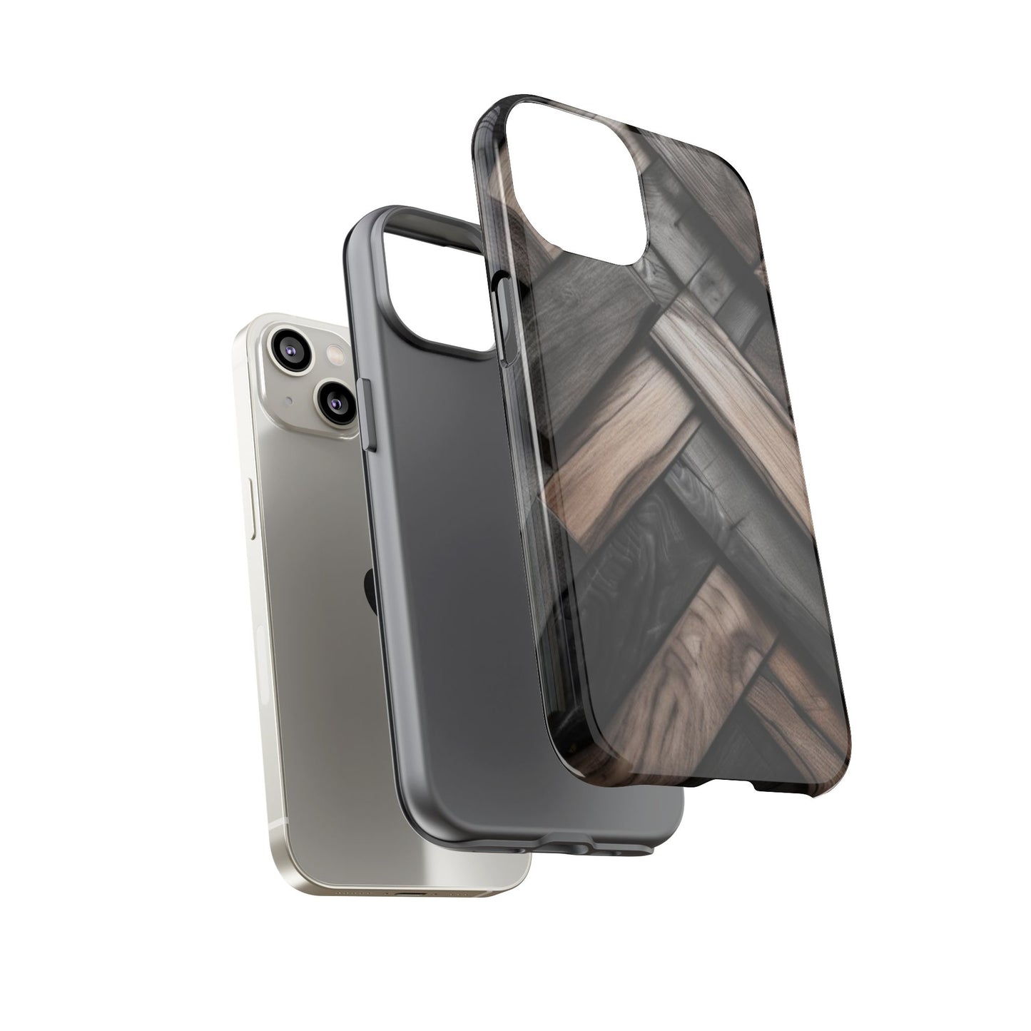 iPhone Tough Case Phone Case for iPhone 14\15\16 – Dual Layer, Matte/Glossy Finish, Wireless Charging Compatible