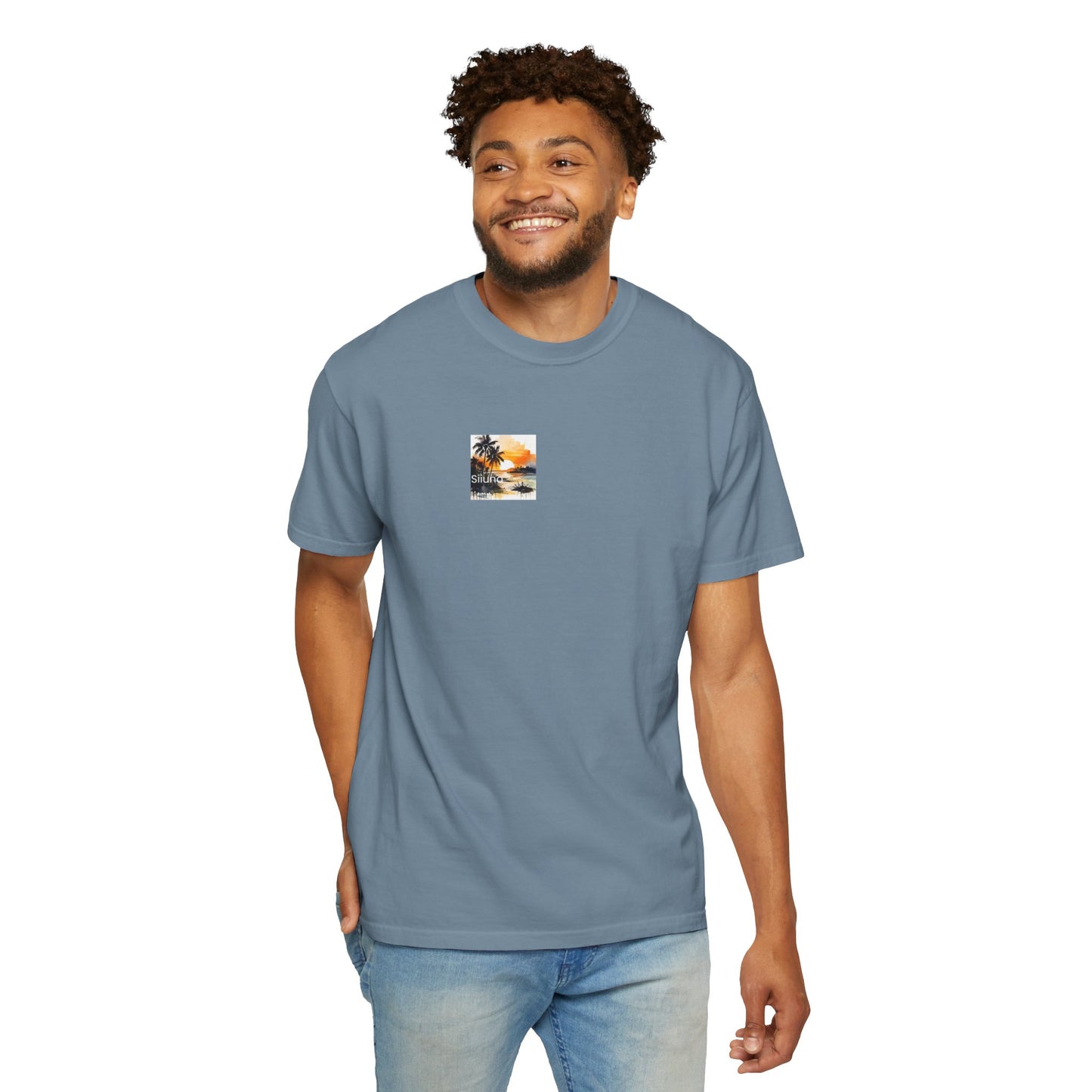 Tropical Sunset T-shirt | Unisex Garment-Dyed Tee | Beach Vibe, Summer Fashion, Vacation Essential, Gift Idea, Relaxed Style