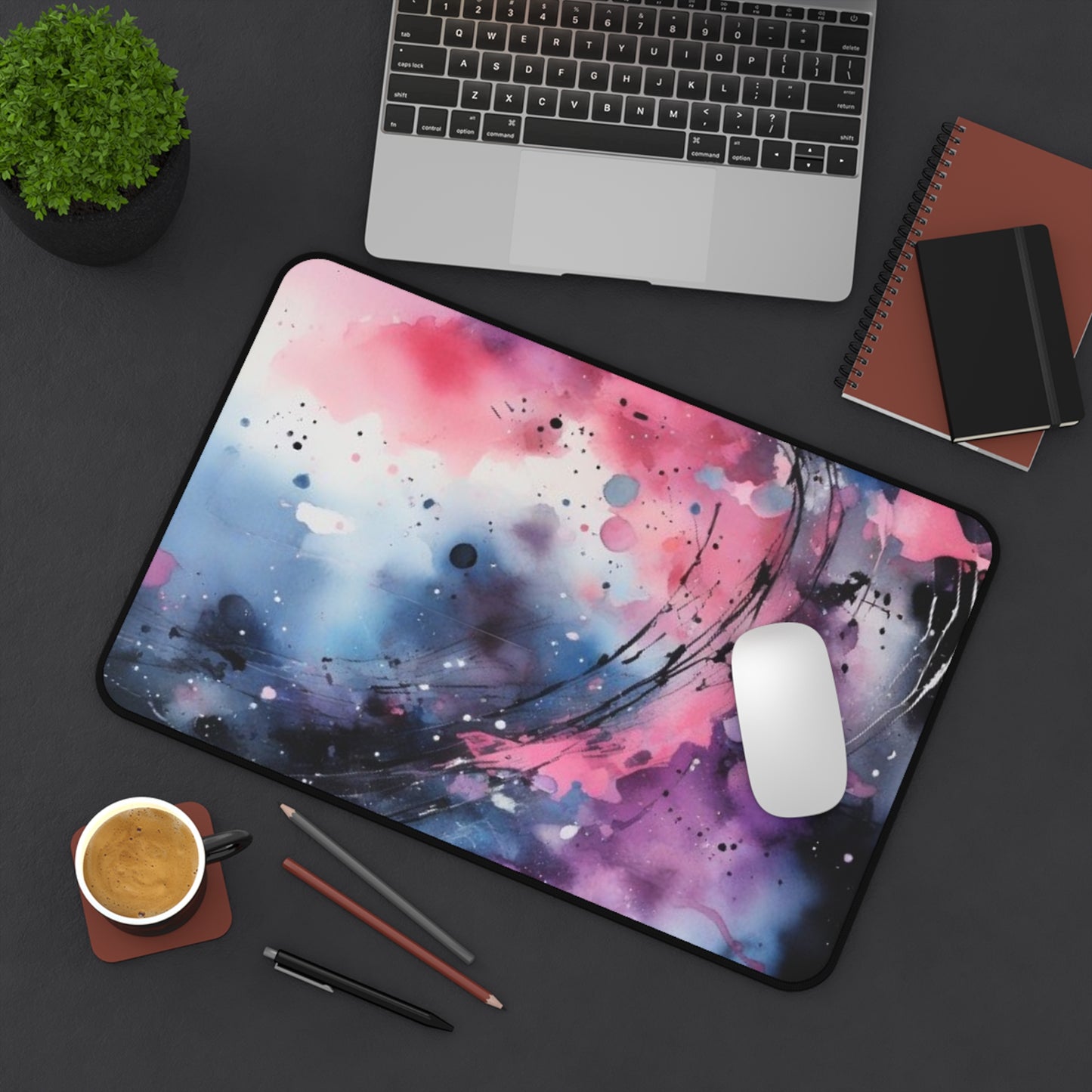 Large Gaming Mouse Pad – Premium Mouse Pad & Tech Accessory for Home & Office, Premium Desk Mat, Gaming Mouse Pad, Non-slip, Artistic Desk Mat - Colorful Abstract Design for Home Office & Study