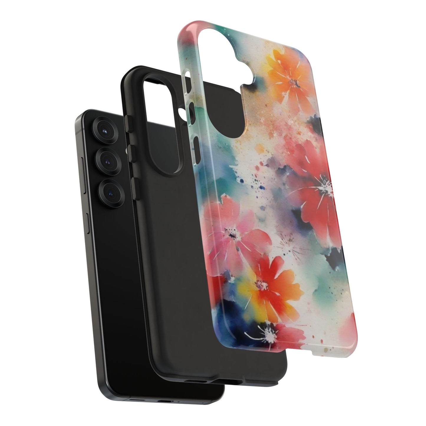 Tough Case Phone Case for Samsung Galaxy S25/S24 – Dual Layer, Matte/Glossy Finish, Wireless Charging Compatible