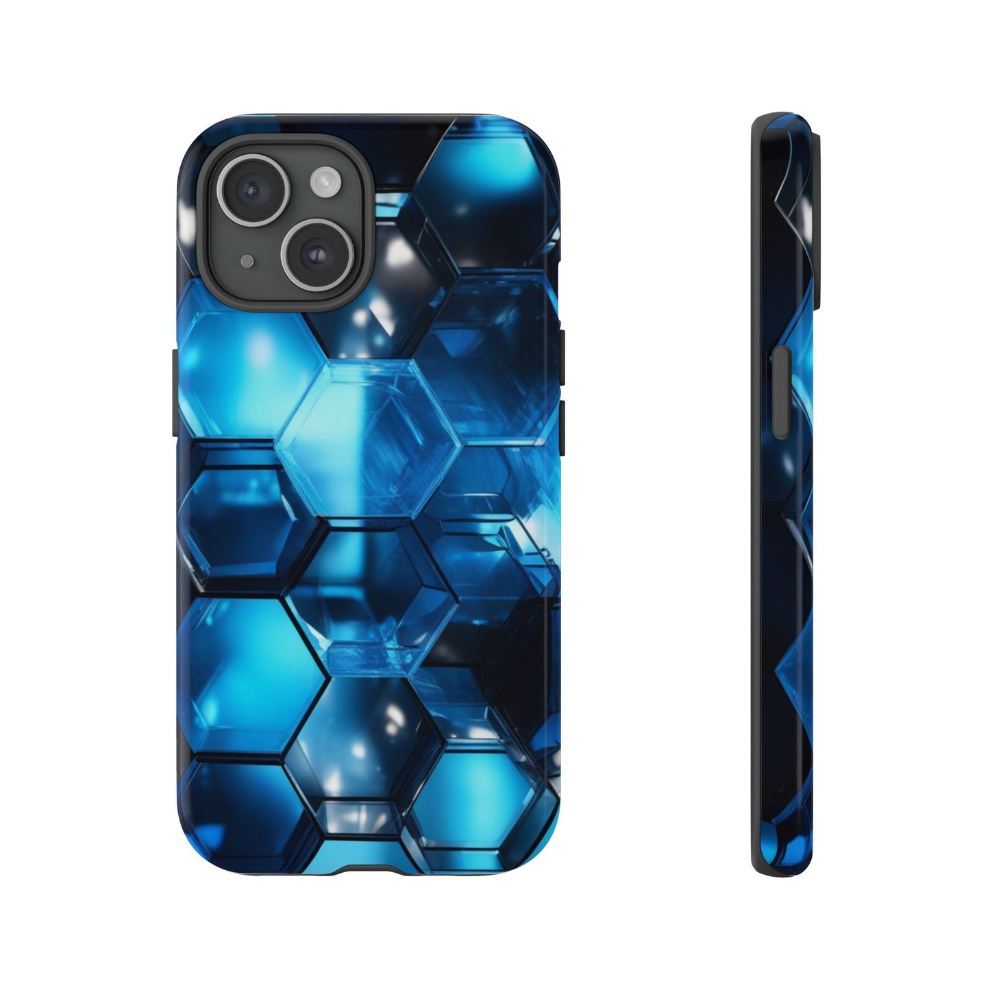 iPhone Tough Case Phone Case for iPhone 14\15\16 – Dual Layer, Matte/Glossy Finish, Wireless Charging Compatible