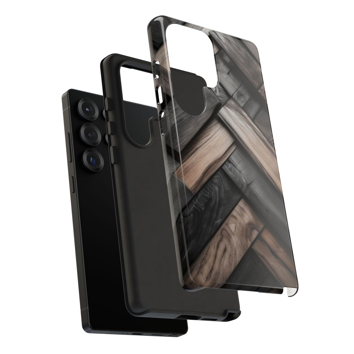 Tough Case Phone Case for Samsung Galaxy S25/S24 – Dual Layer, Matte/Glossy Finish, Wireless Charging Compatible