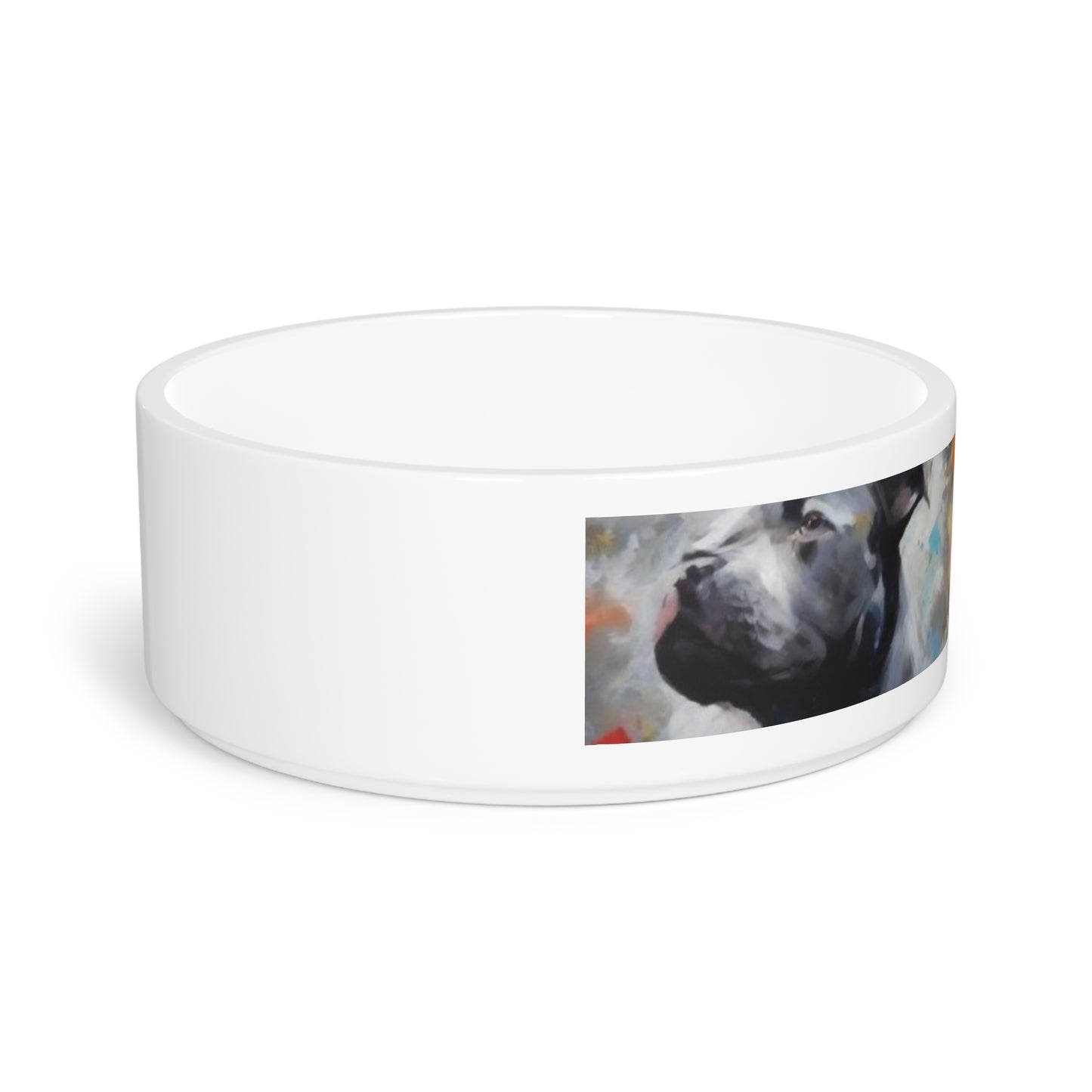 Pet Dog Bowl – Ceramic Food & Water Dish, Microwave & Dishwasher Safe