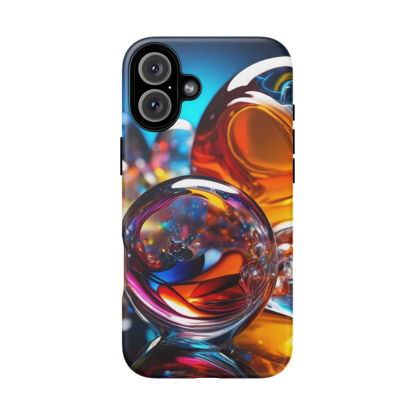 iPhone Tough Case Phone Case for iPhone 14\15\16 – Dual Layer, Matte/Glossy Finish, Wireless Charging Compatible