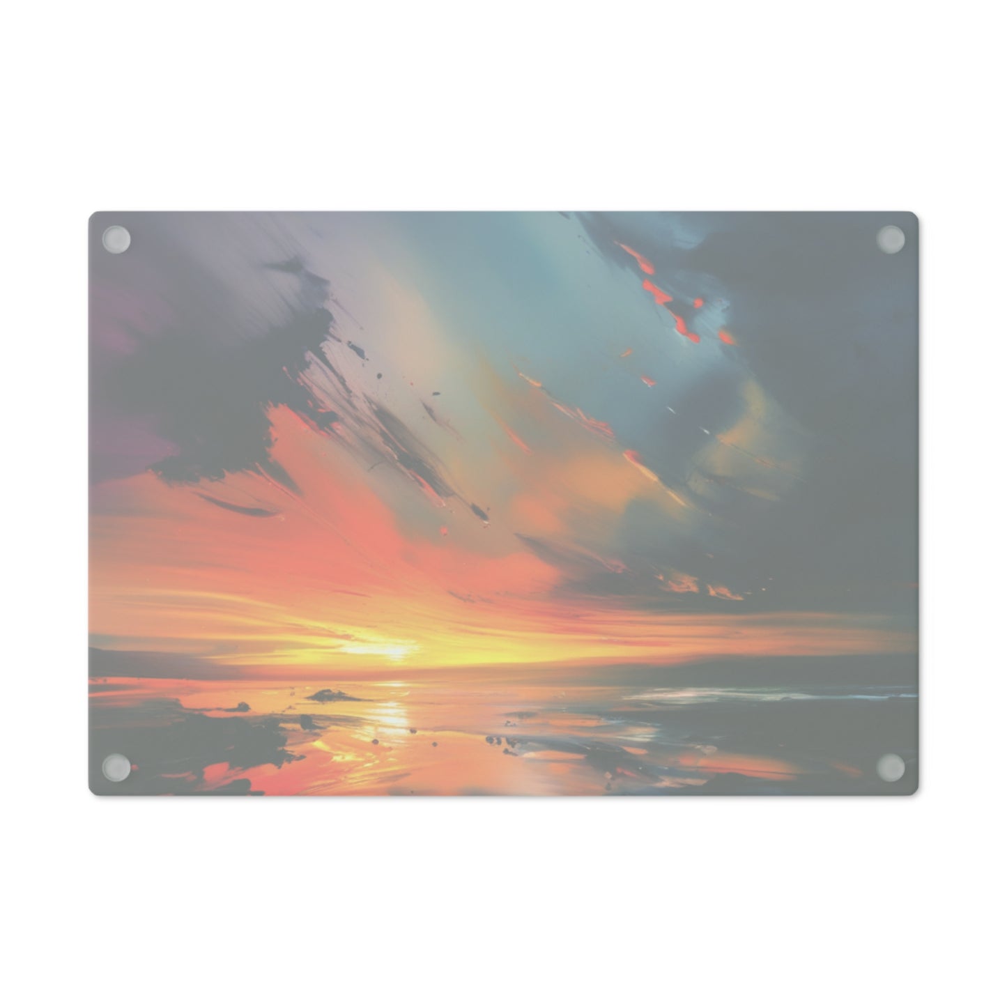 Tempered Glass Cutting Board – Hygienic, Scratch-Resistant, Dishwasher-Safe | Modern Kitchen Essential
